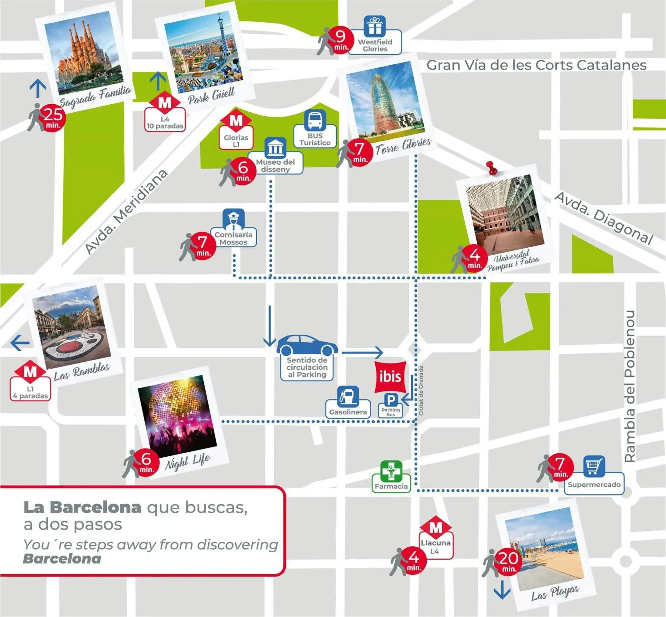 Bird's eye view in Ibis Barcelona Plaza Glòries 22@ Bird's eye view in Ibis Barcelona Plaza Glòries 22@