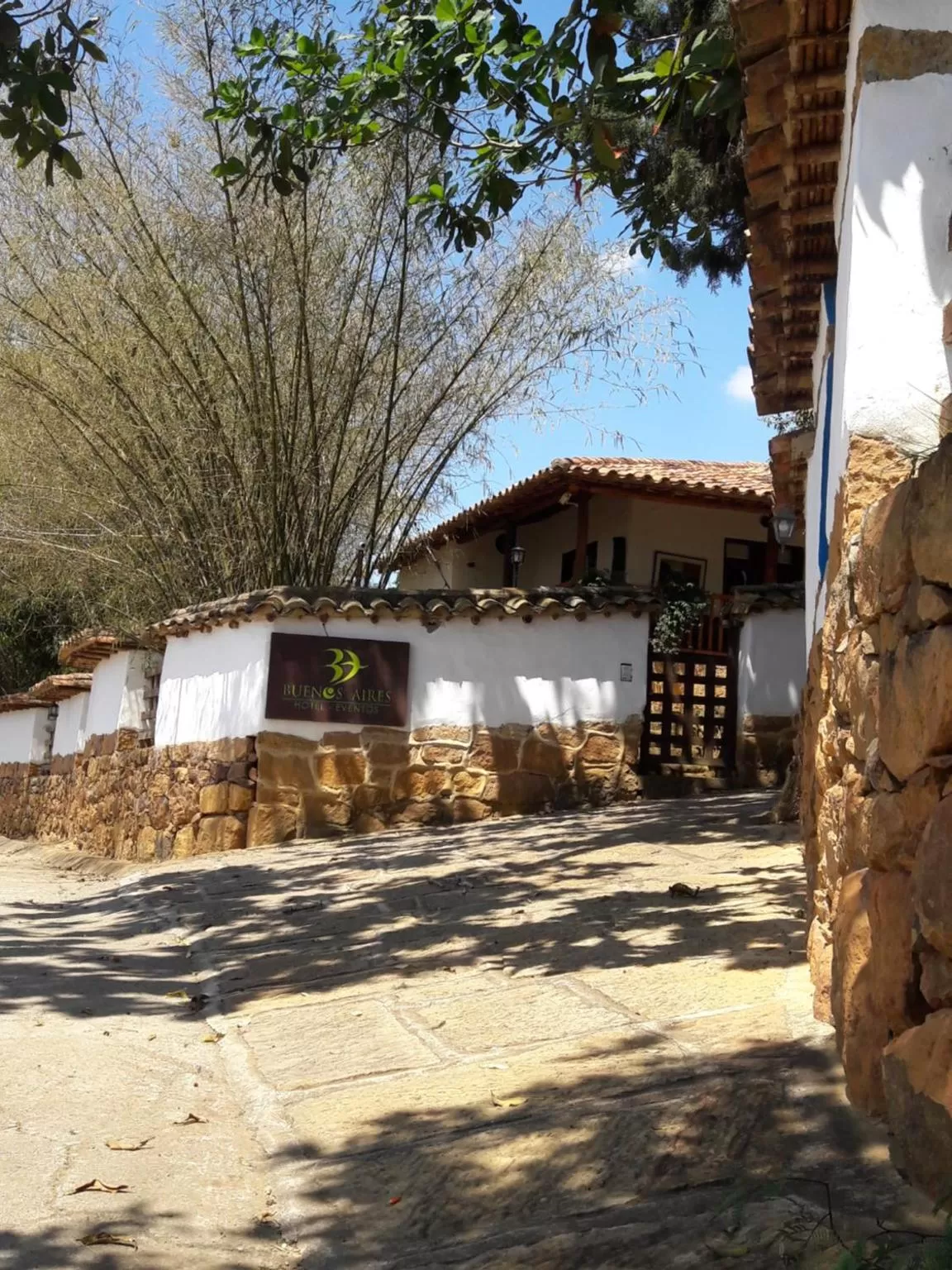 Facade/entrance in Hotel Finca Buenos Aires Barichara