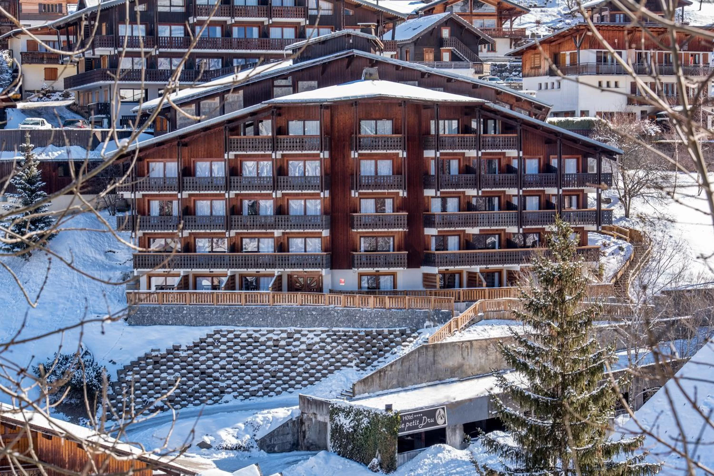Facade/entrance in Hotel le Petit Dru