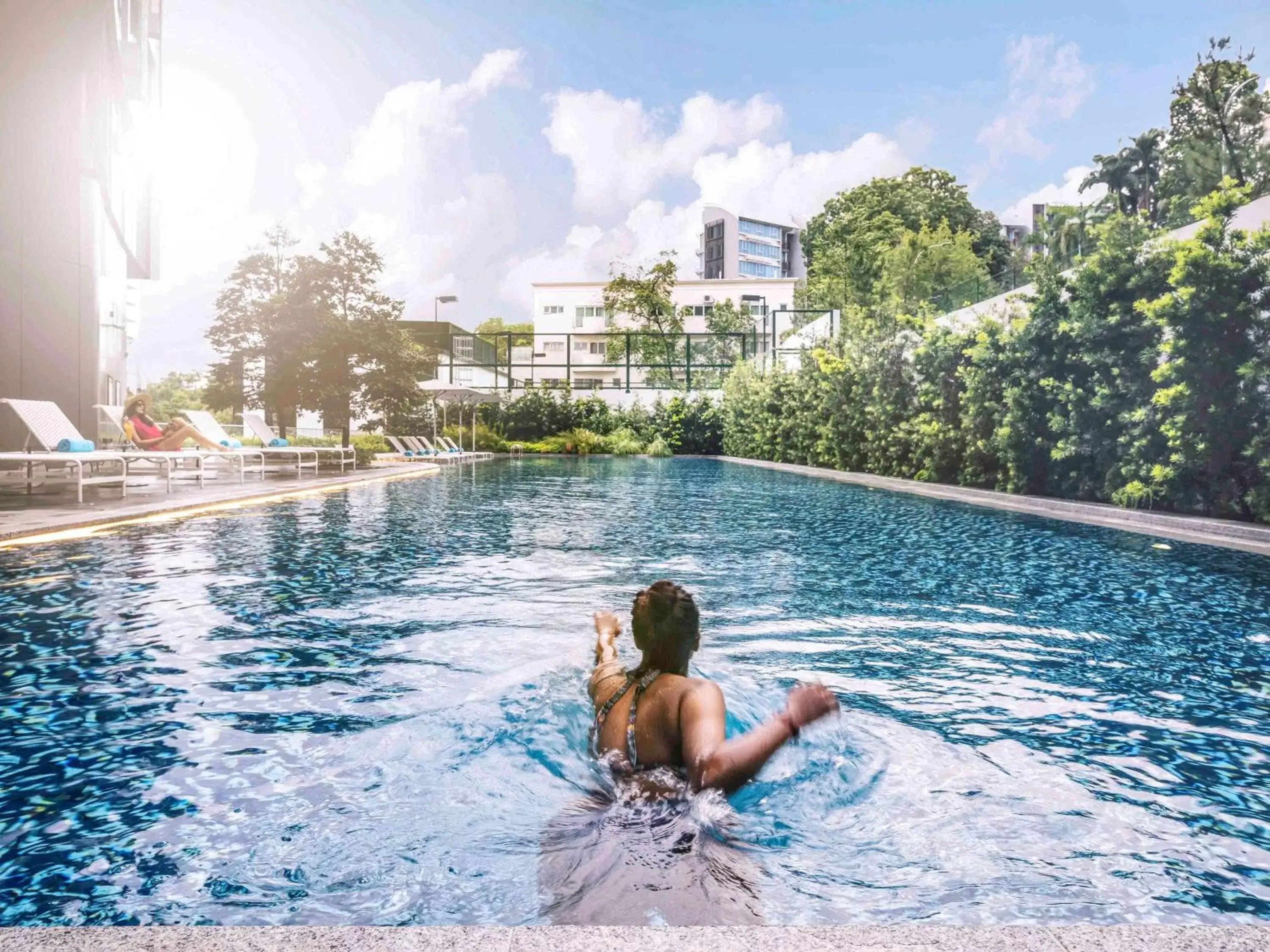 Property building, Swimming Pool in Mercure Singapore On Stevens
