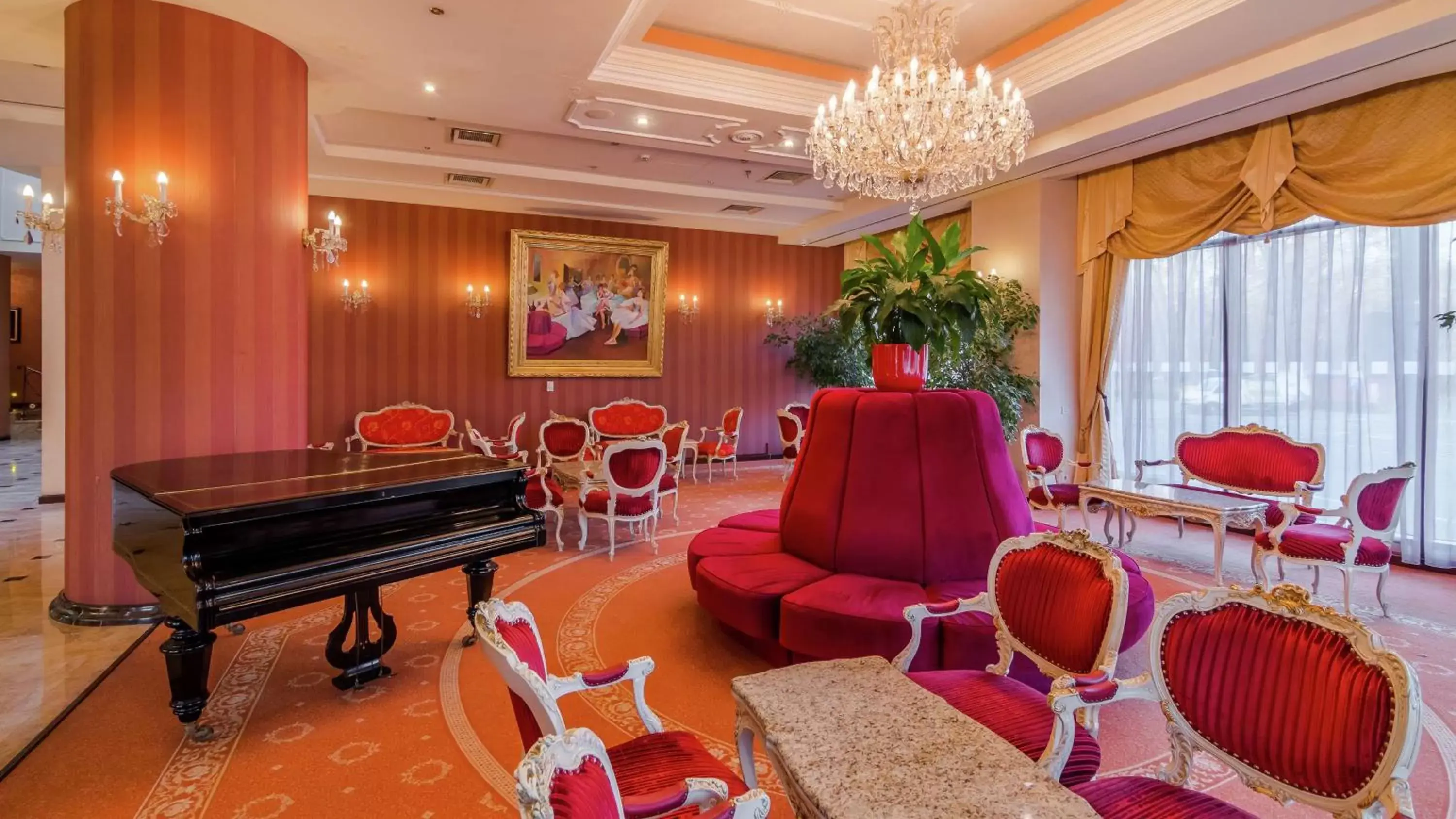 Lobby or reception in Hilton Sibiu