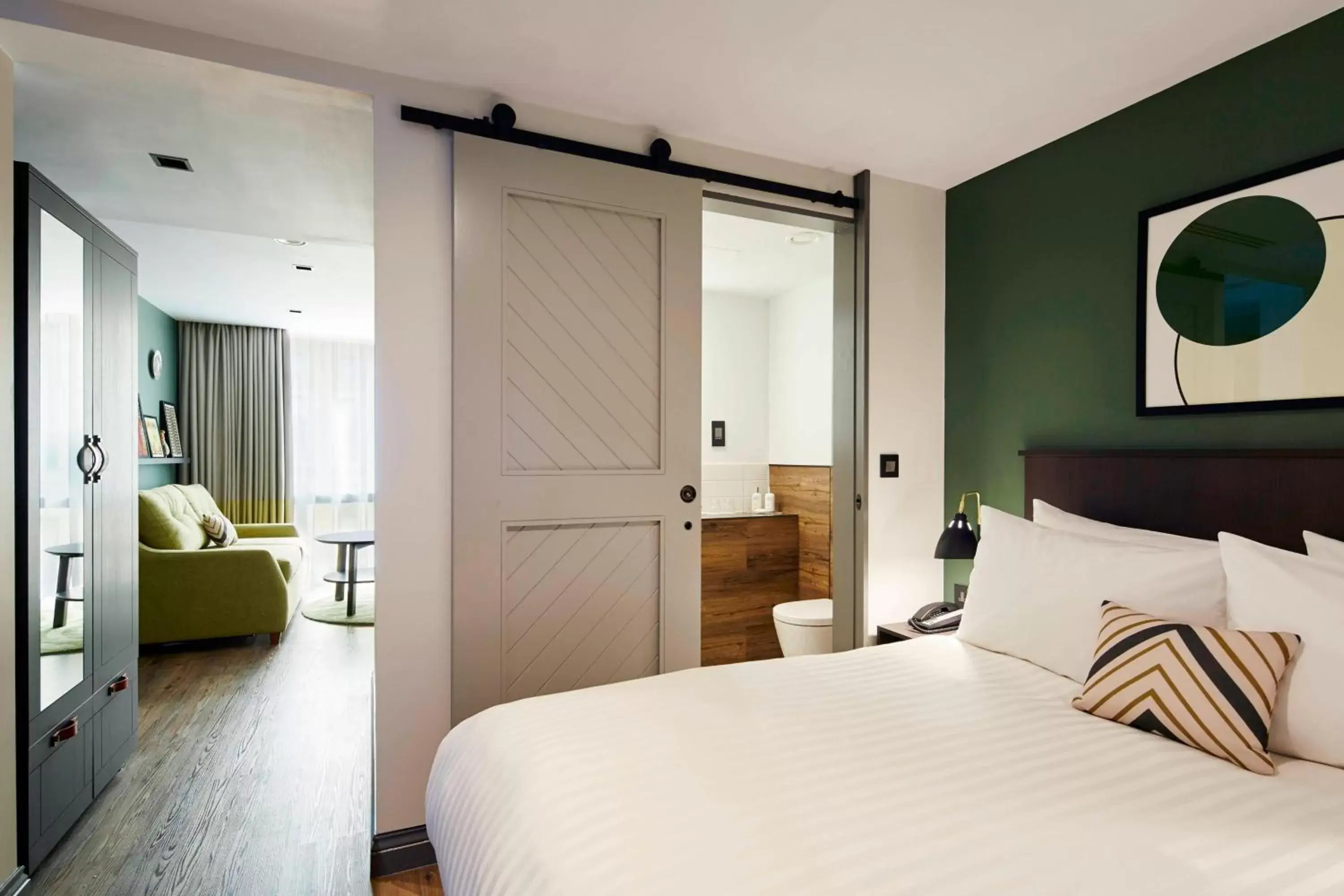 Bedroom, Bed in Residence Inn by Marriott London Kensington