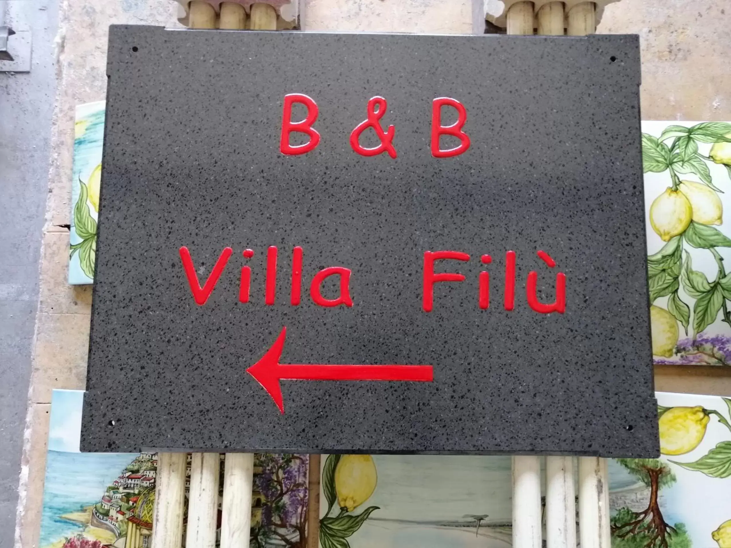 Property logo or sign in B&B Villa Filù