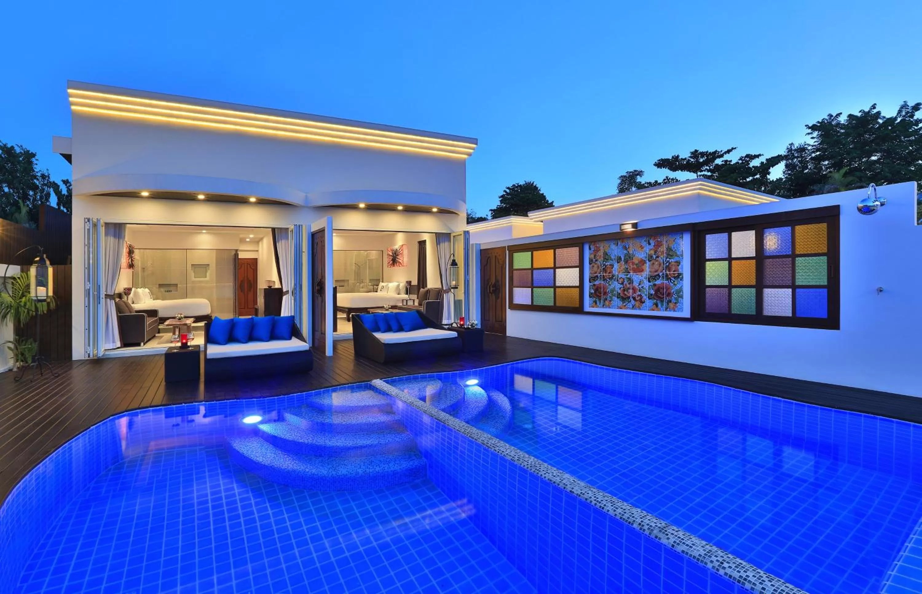 Night in The Privilege Hotel Ezra Beach Club