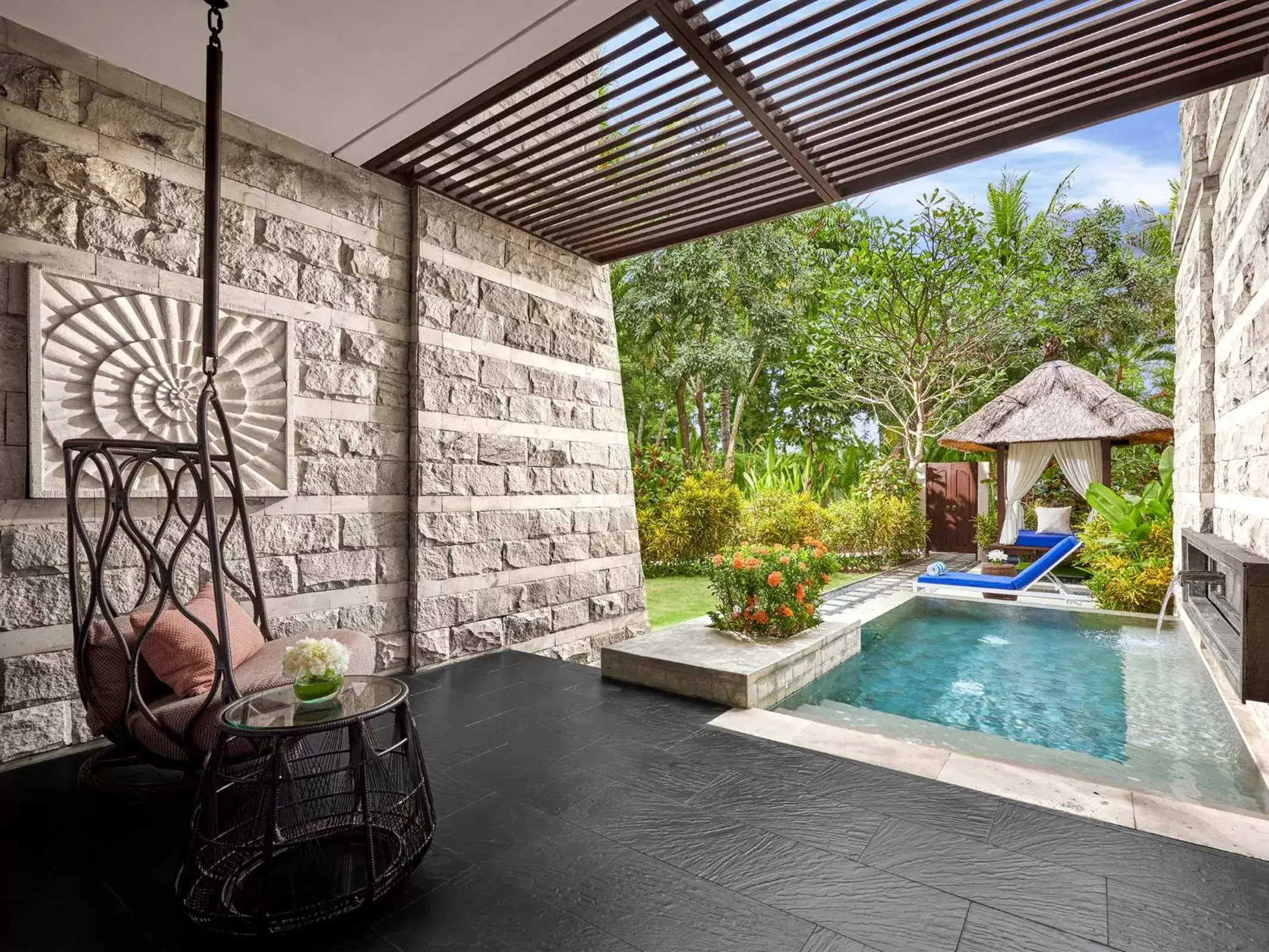 Balcony/Terrace, Swimming Pool in Sofitel Bali Nusa Dua Beach Resort