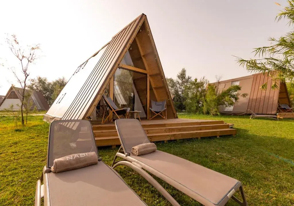 sunbed, Property Building in Nabi Resort Glamping & SPA