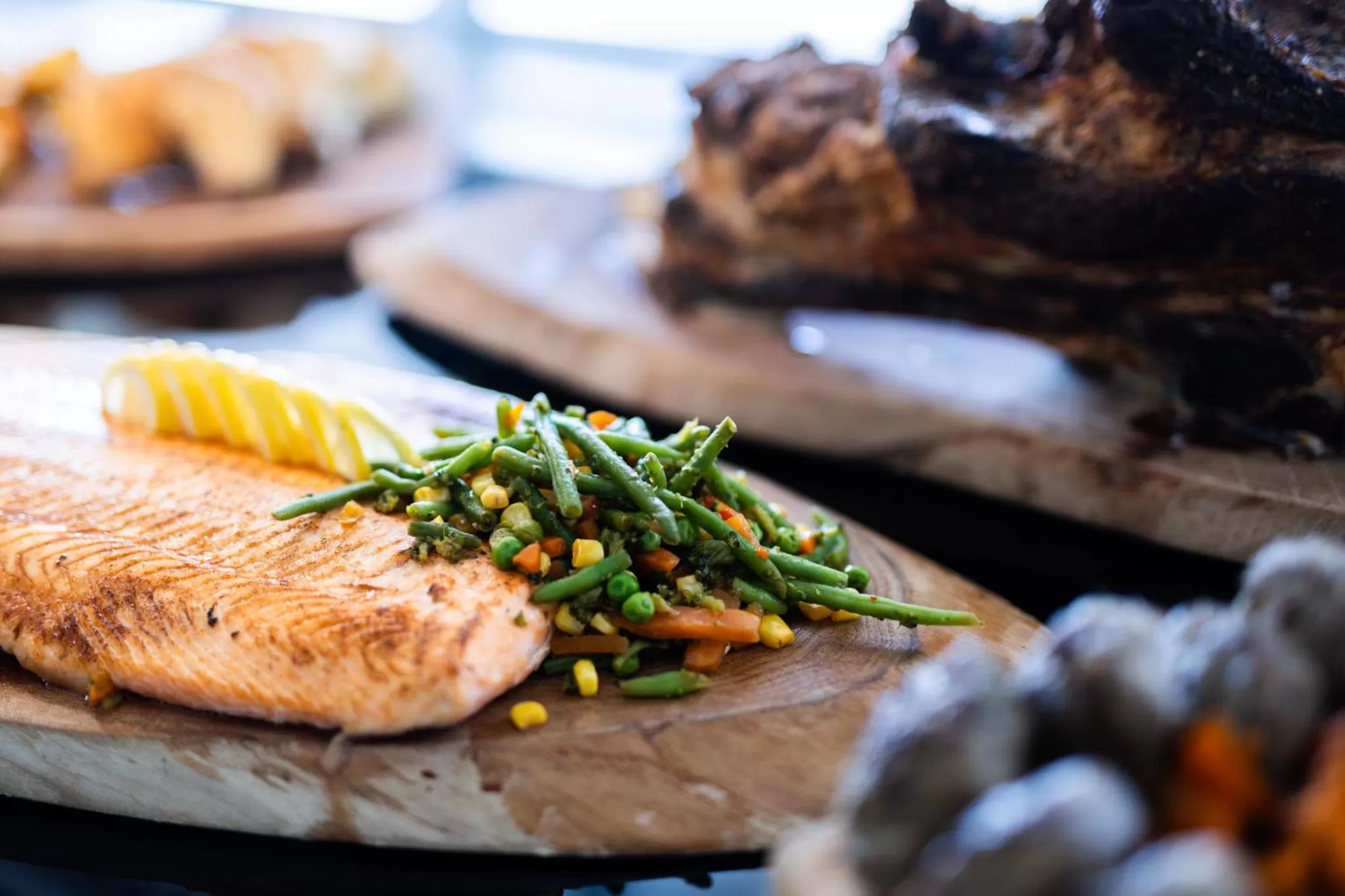 Food close-up in Grand Beach Hotel