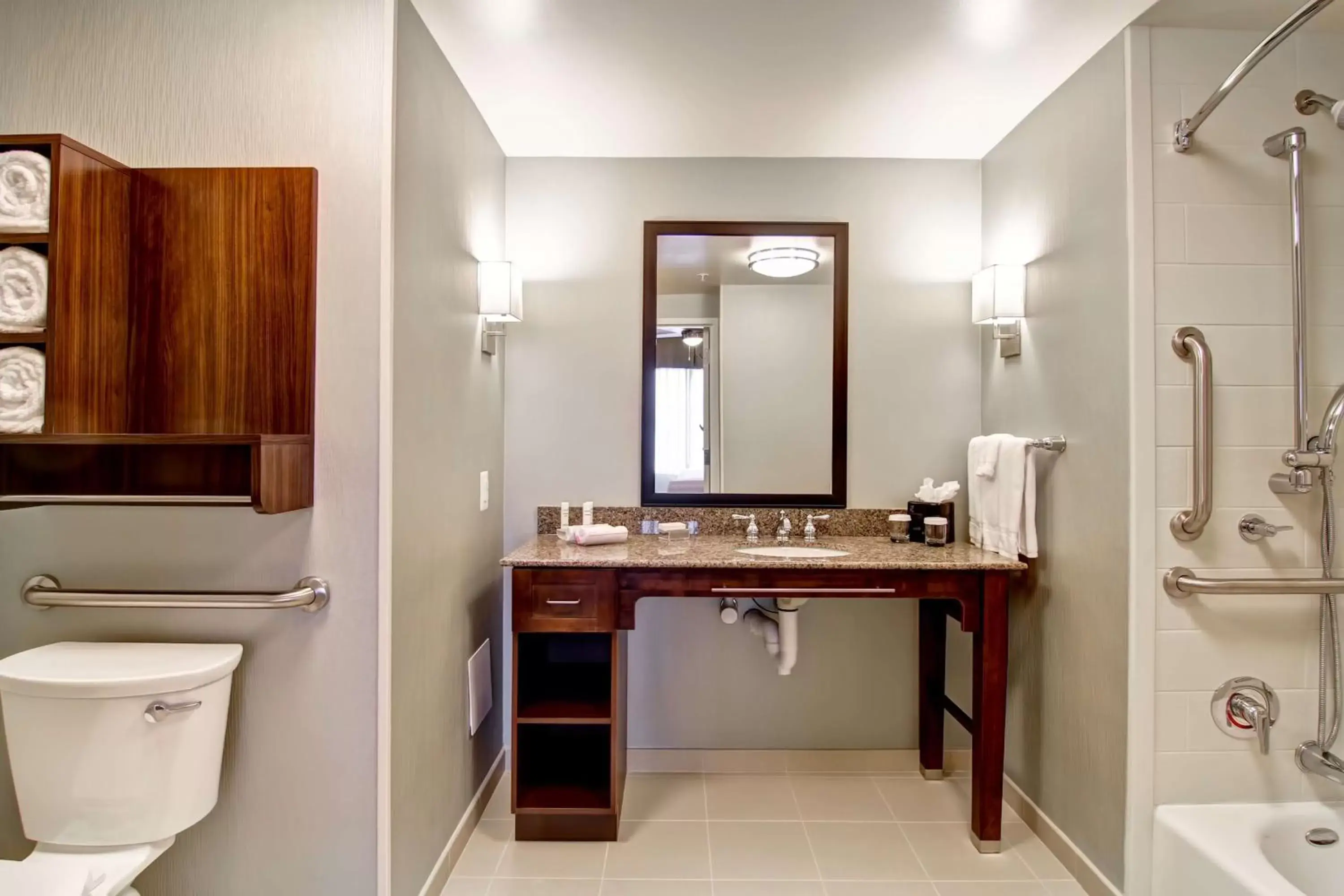Bathroom in Homewood Suites by Hilton Woodbridge