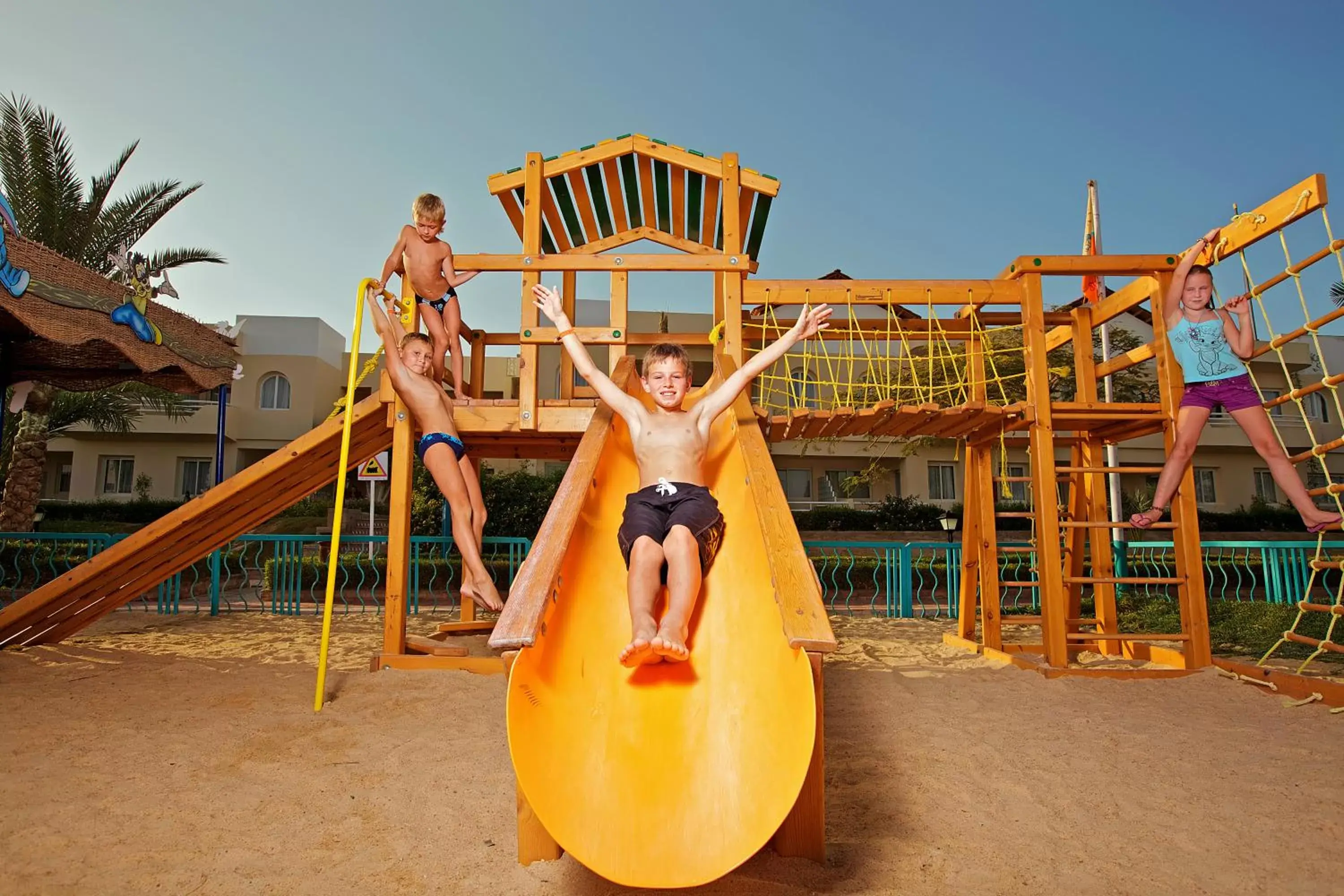 Children play ground in Golden Beach Resort