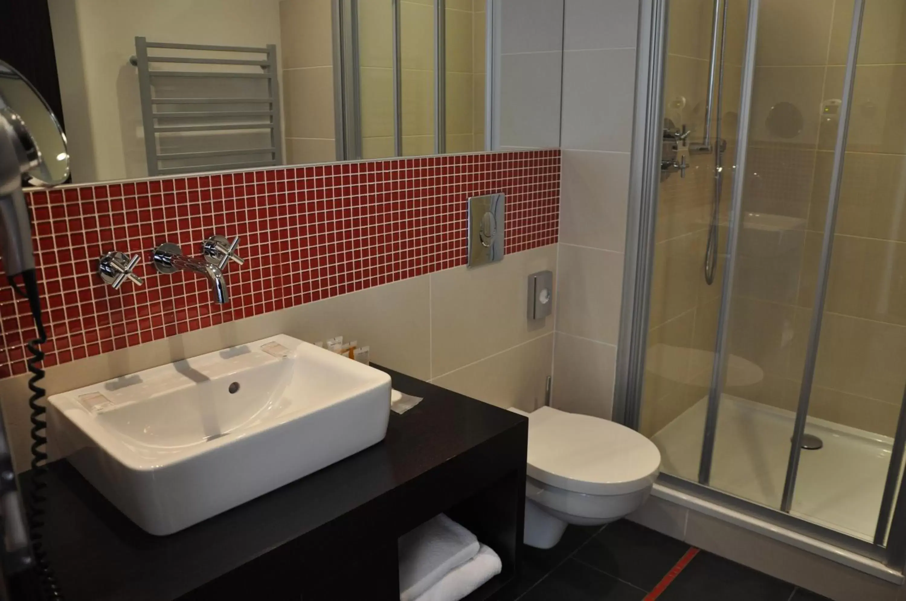 Bathroom in Red & Blue Design Hotel Prague