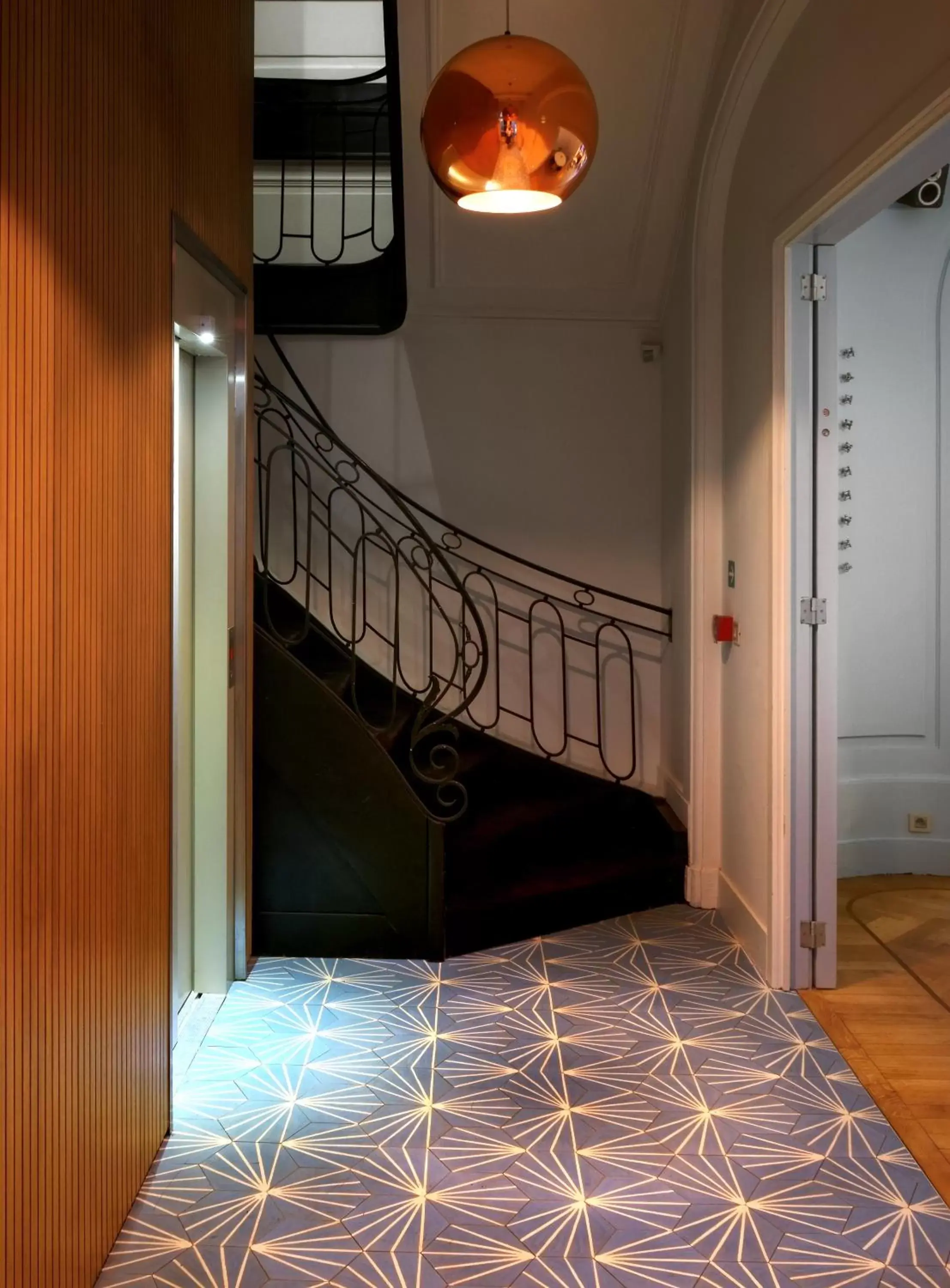 Floor plan in Vintage Hotel Brussels