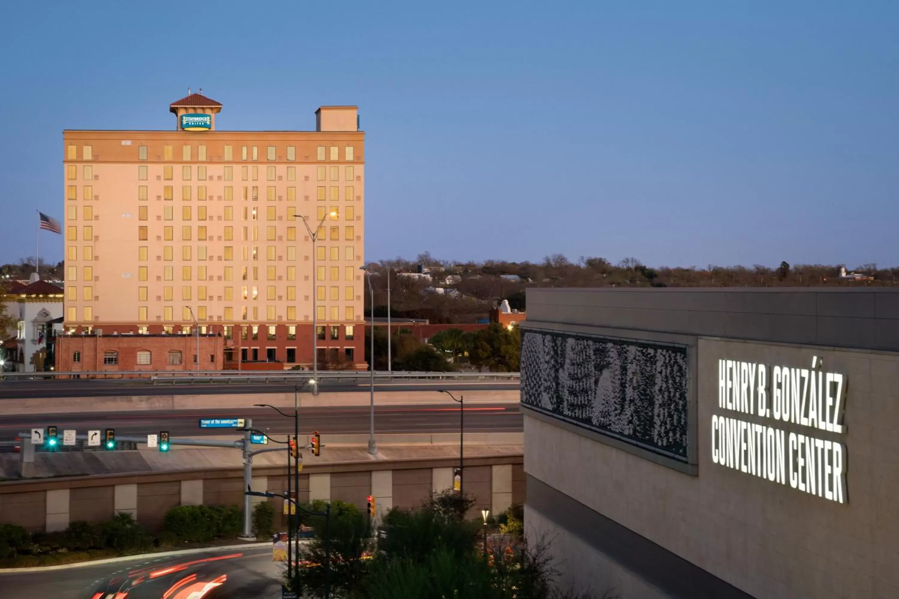 Property building in Staybridge Suites San Antonio Downtown Convention Center, an IHG Hotel