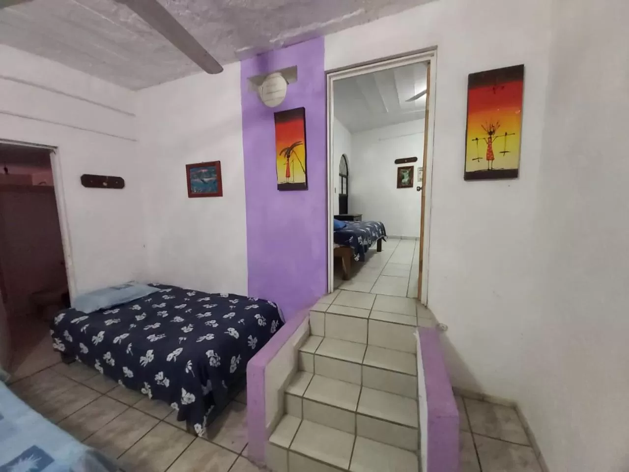 Bed in Hotel Ayalamar Manzanillo