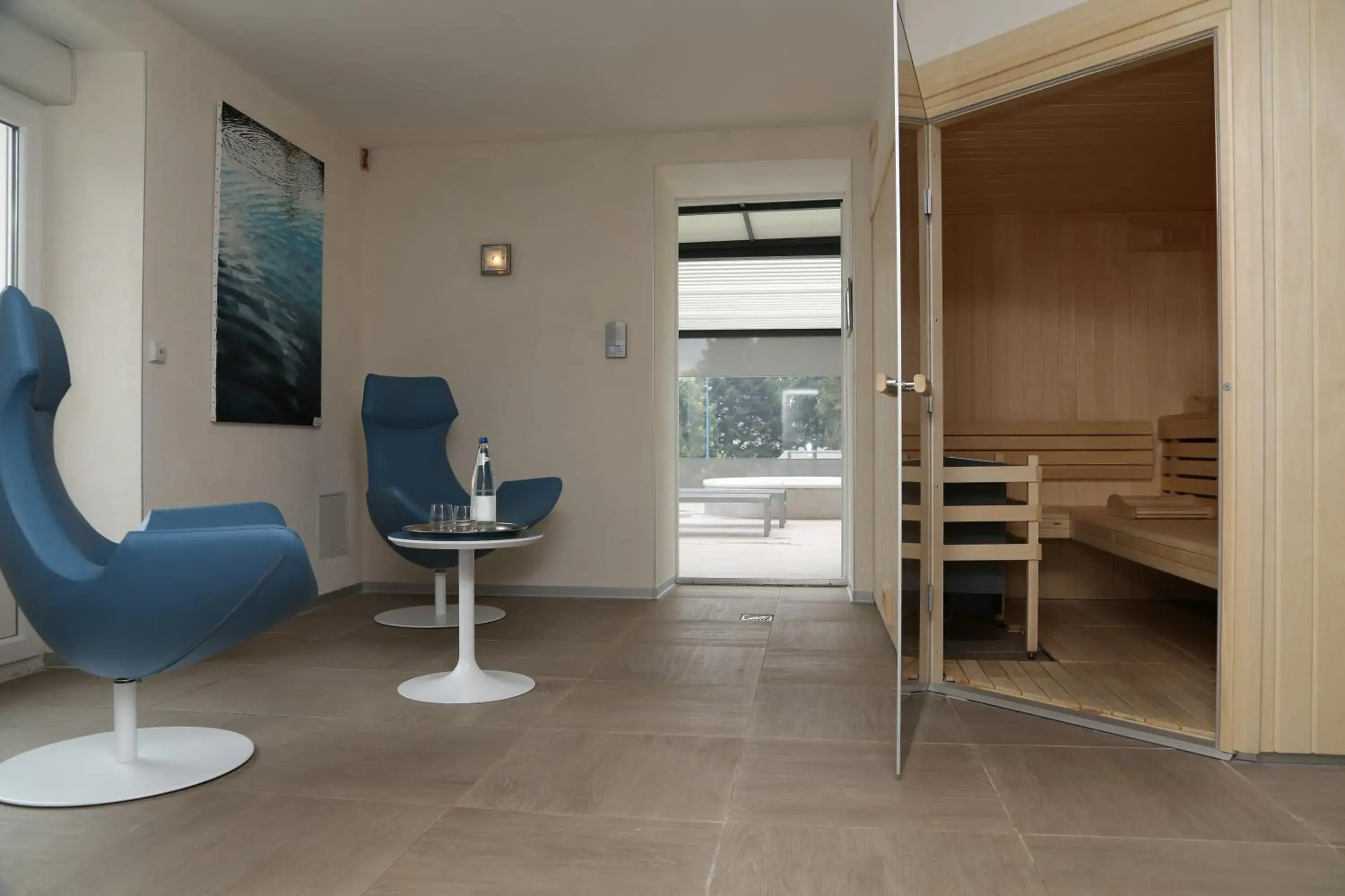 Sauna in Logis Hotel Restaurant Spa Beau Site Sauna in Logis Hotel Restaurant Spa Beau Site