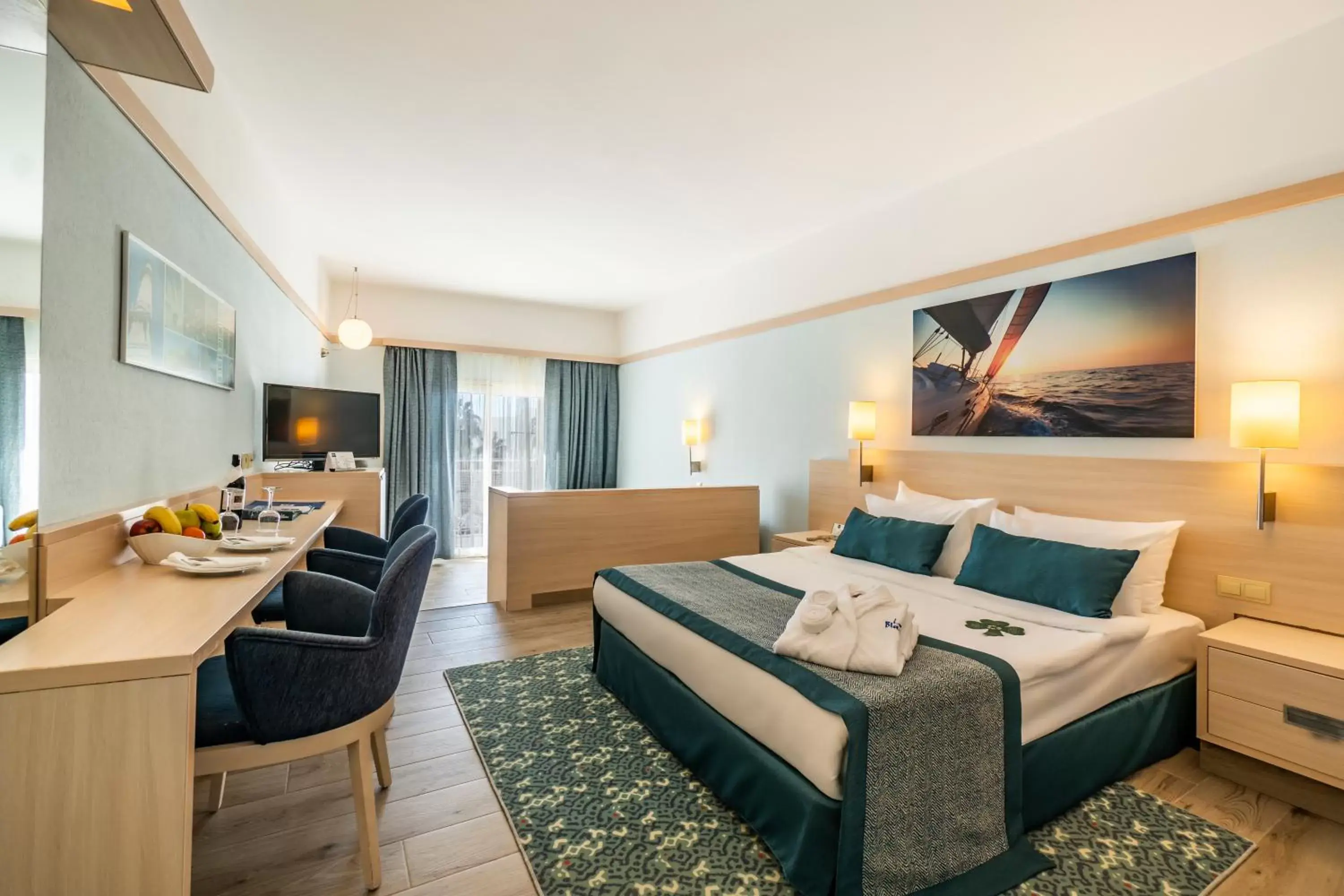 Bed in La Blanche Resort & Spa Bed in La Blanche Resort & Spa