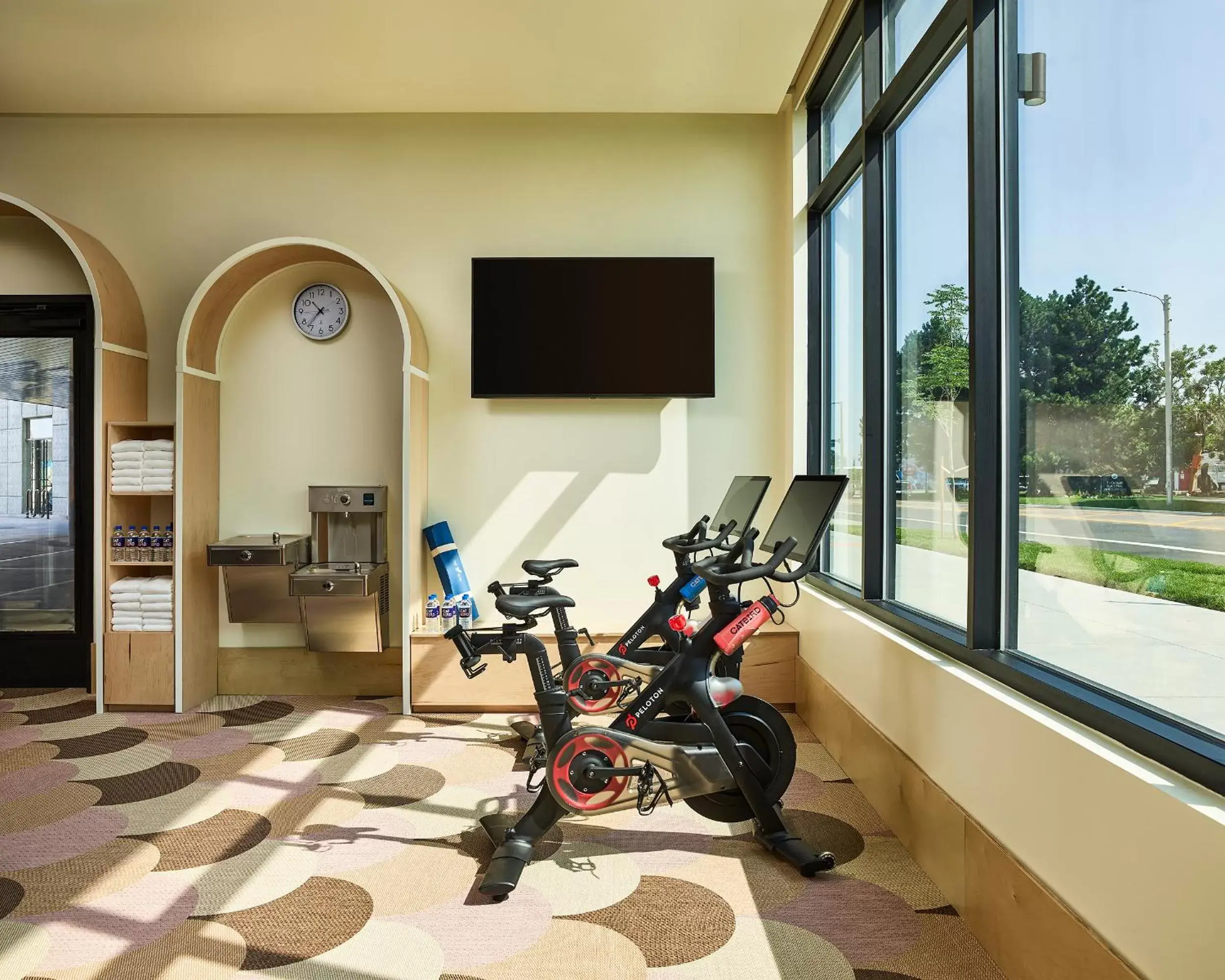 Fitness centre/facilities in Catbird Hotel