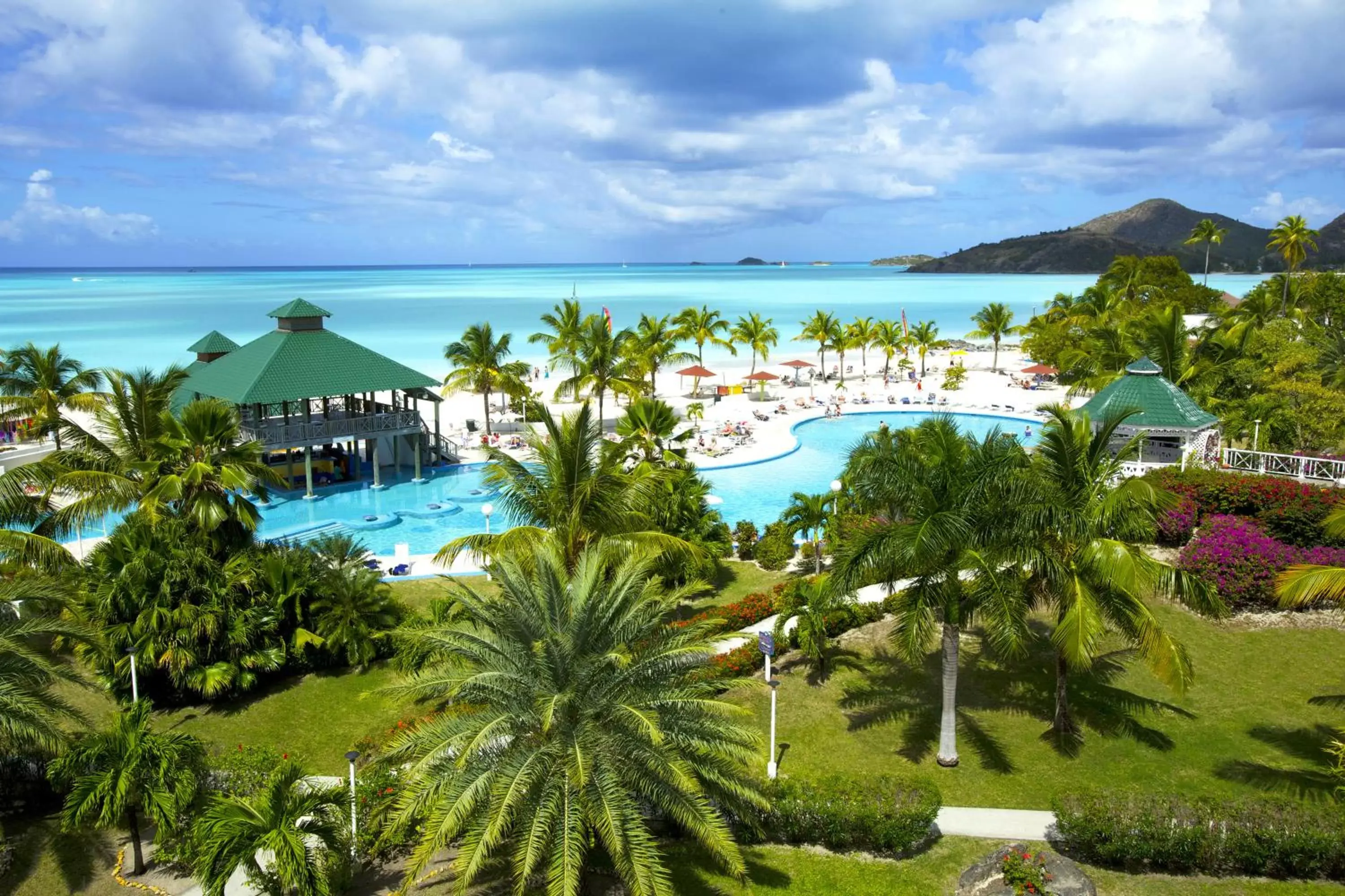 Day, Bird's-eye View in Jolly Beach Antigua - All Inclusive