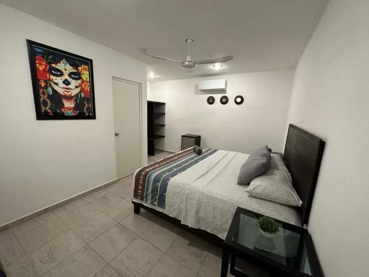 Bed in LUX Studio ROOM LAS PALMAS PUERTO MORELOS