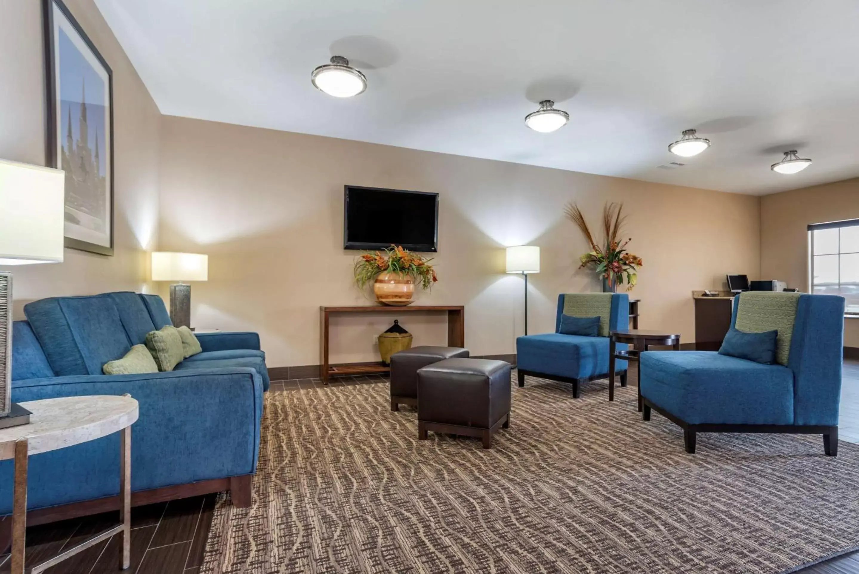 Lobby or reception, Seating Area in Comfort Inn & Suites Scott - West Lafayette