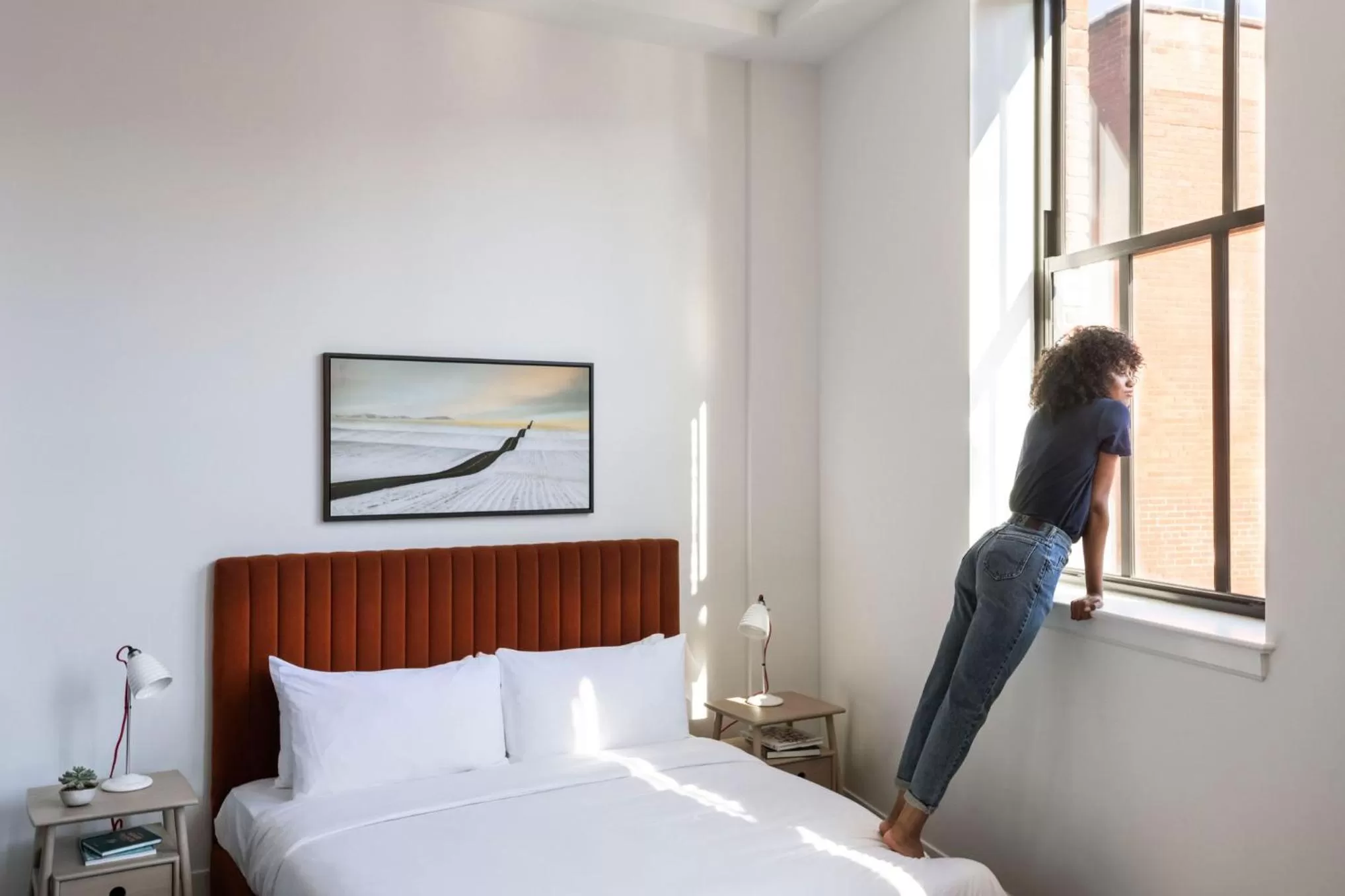 Bedroom, Bed in ROOST Cleveland