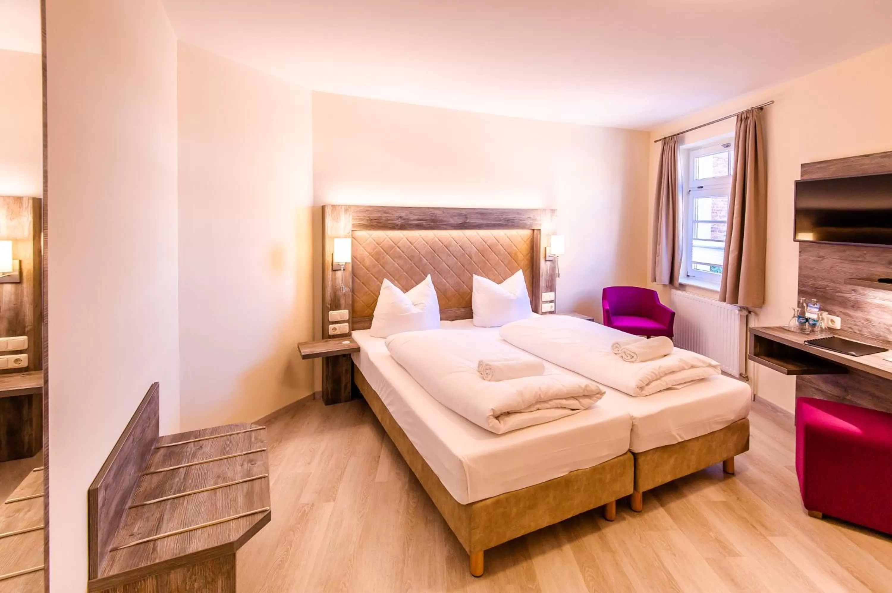 Photo of the whole room, Bed in Hotel Am Alten Hafen