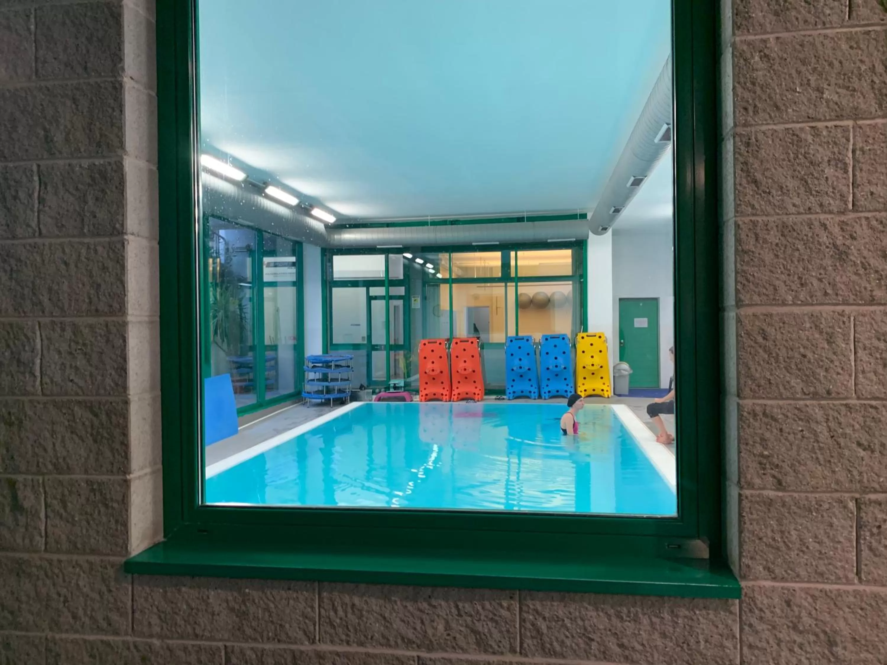 Pool view in Bes Hotel Bergamo Ovest