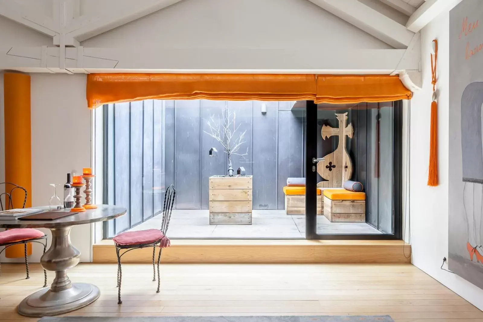 Seating area, Bed in Torre de Palma Wine Hotel, Monforte, a Member of Design Hotels Seating area, Bed in Torre de Palma Wine Hotel, Monforte, a Member of Design Hotels