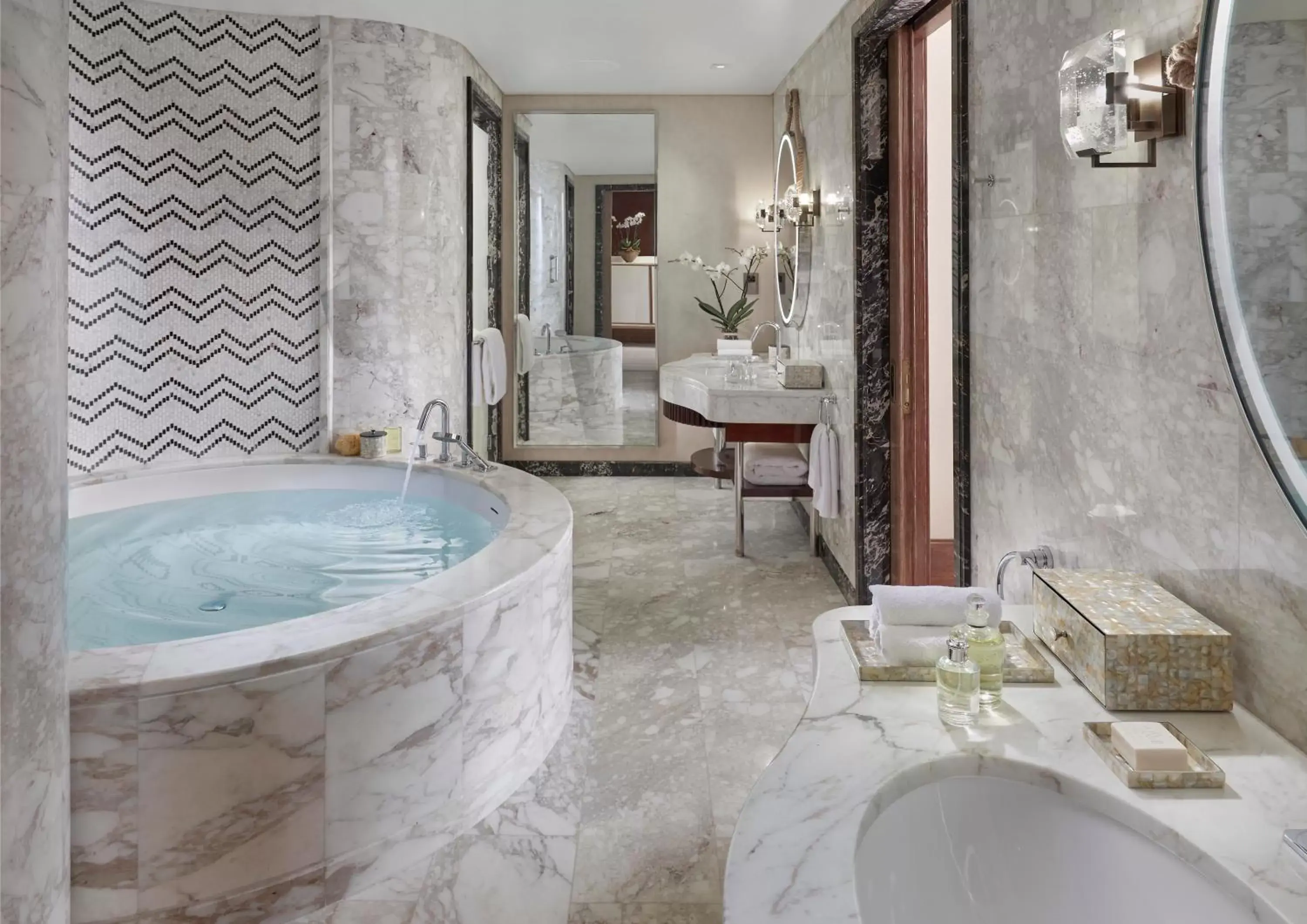 Bathroom in Mandarin Oriental, Doha