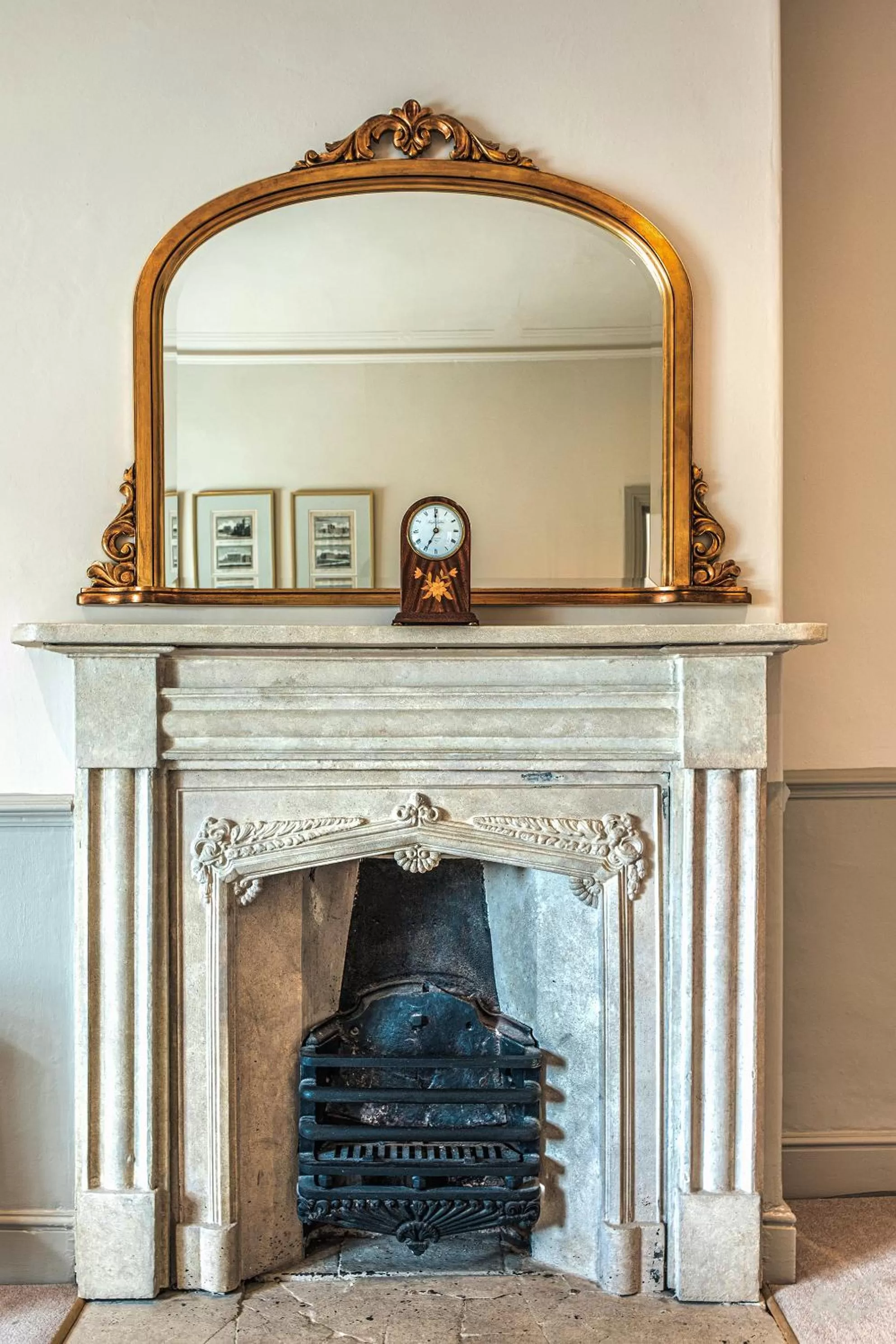 Decorative detail in The Black Lion, Long Melford