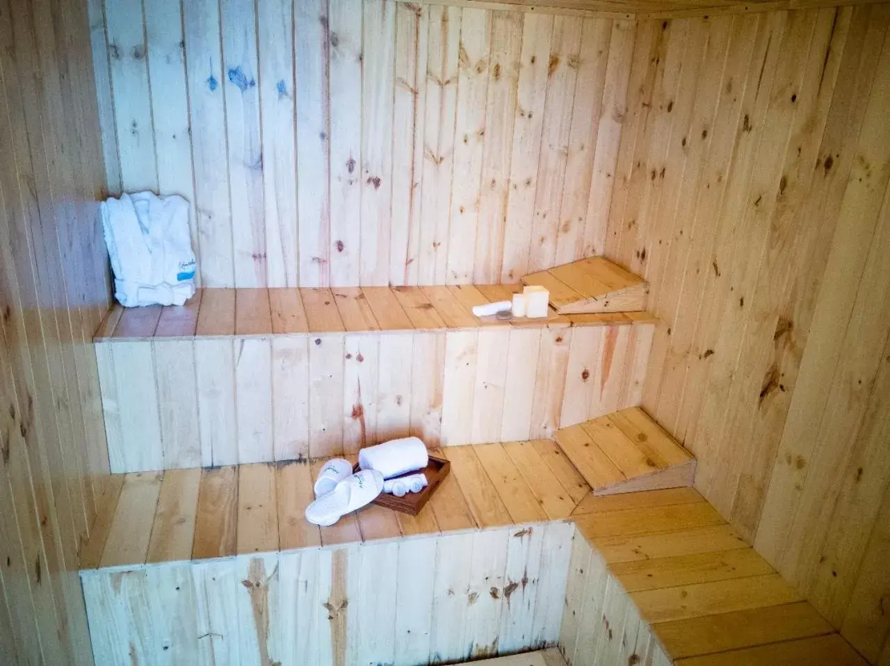 Sauna in MantaHost Hotel