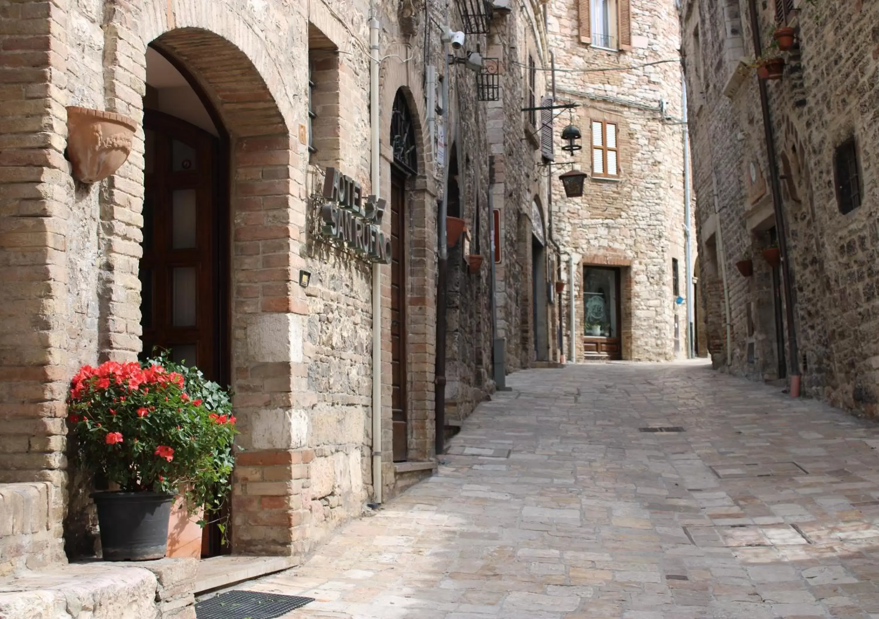 Lobby or reception in Hotel San Rufino