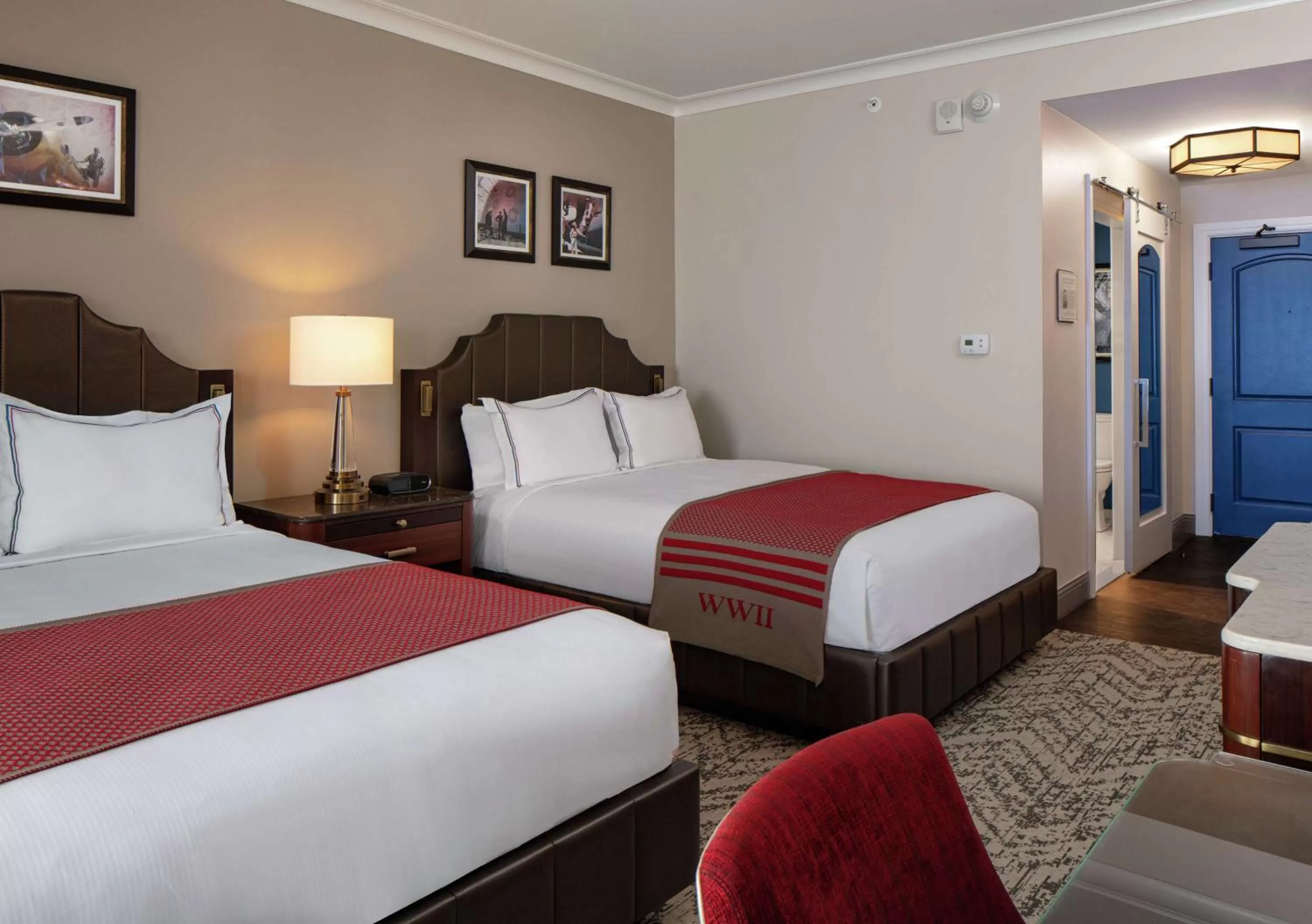 Bed in The Higgins Hotel New Orleans, Curio Collection by Hilton