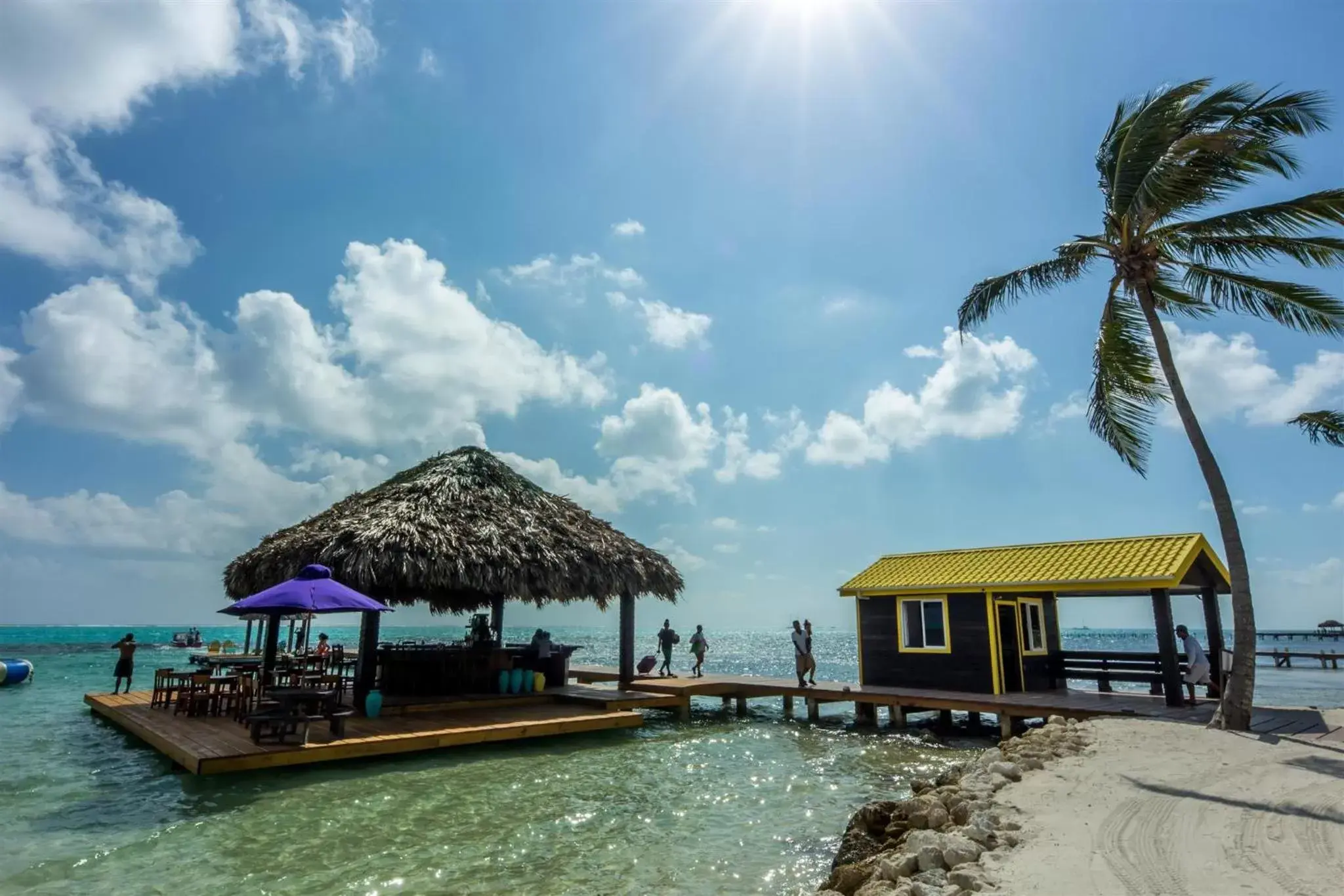 Lounge or bar, Swimming Pool in X'tan Ha- The Waterfront