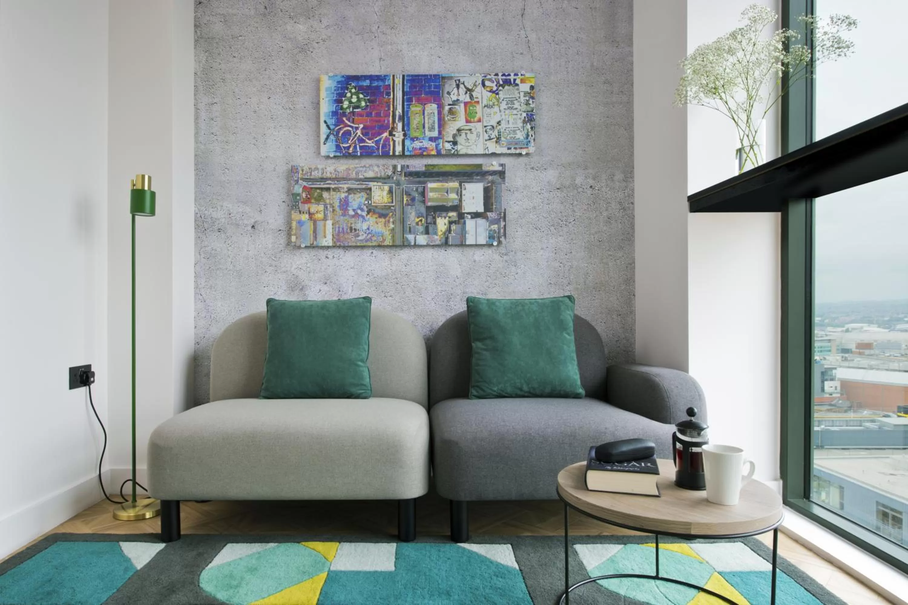 Living room in Church Street by Supercity Aparthotels