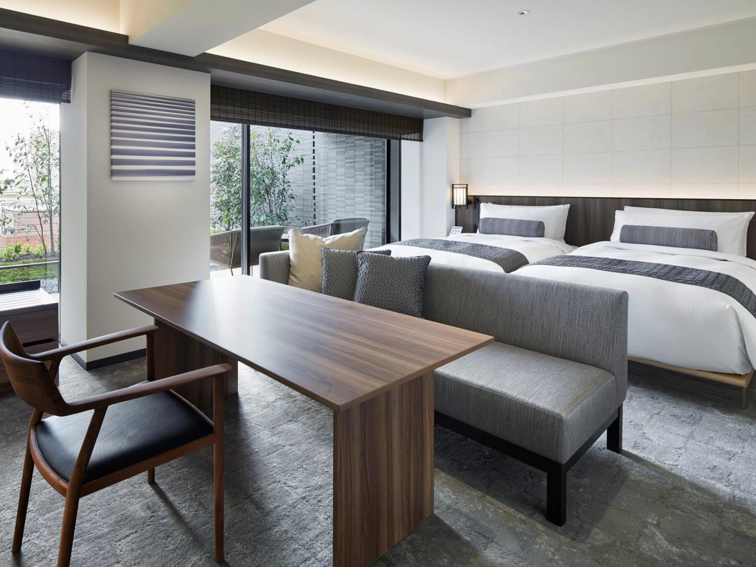 Photo of the whole room, Bed in The Thousand Kyoto