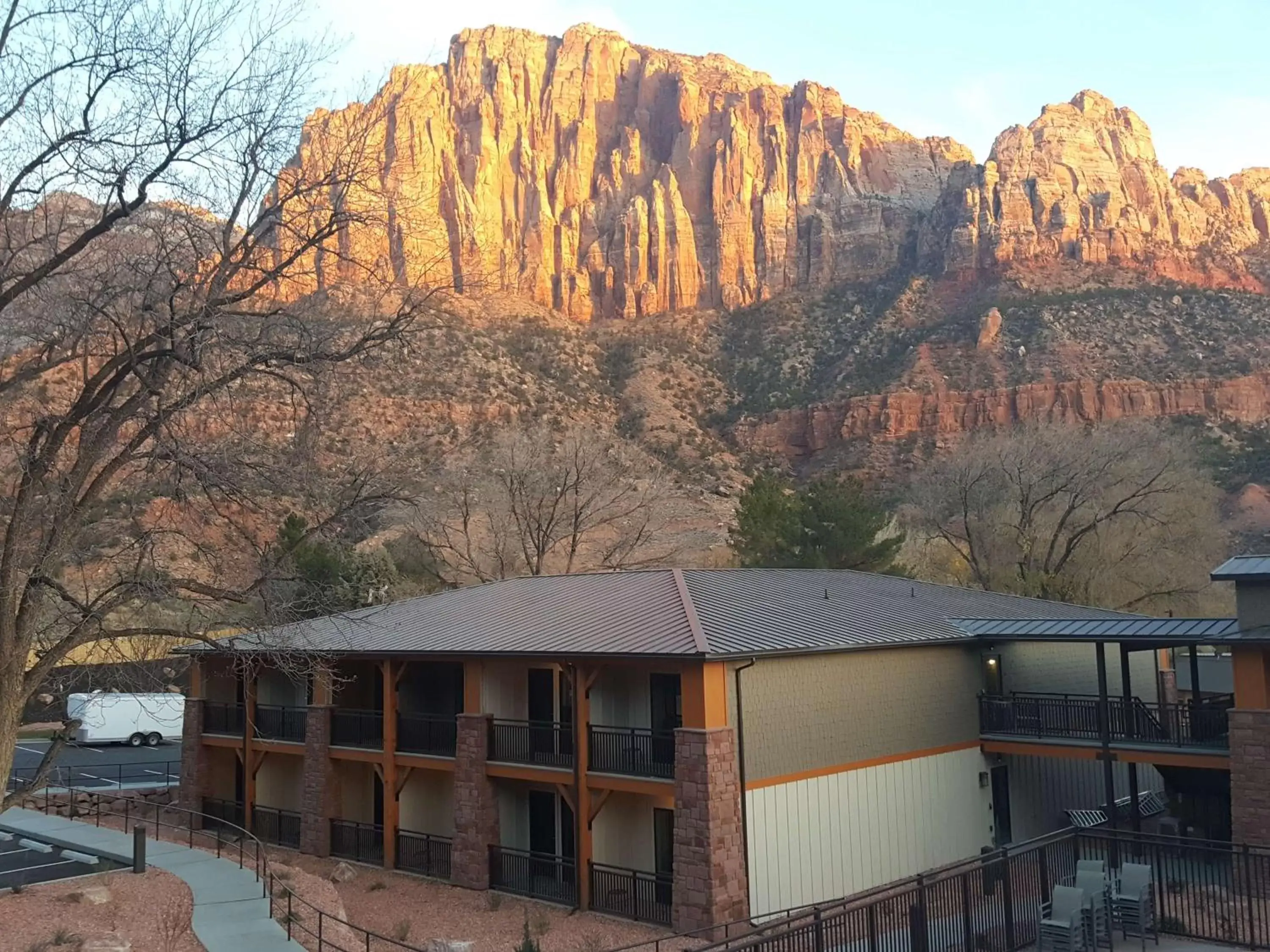 Property building, Winter in Best Western Plus Zion Canyon Inn & Suites