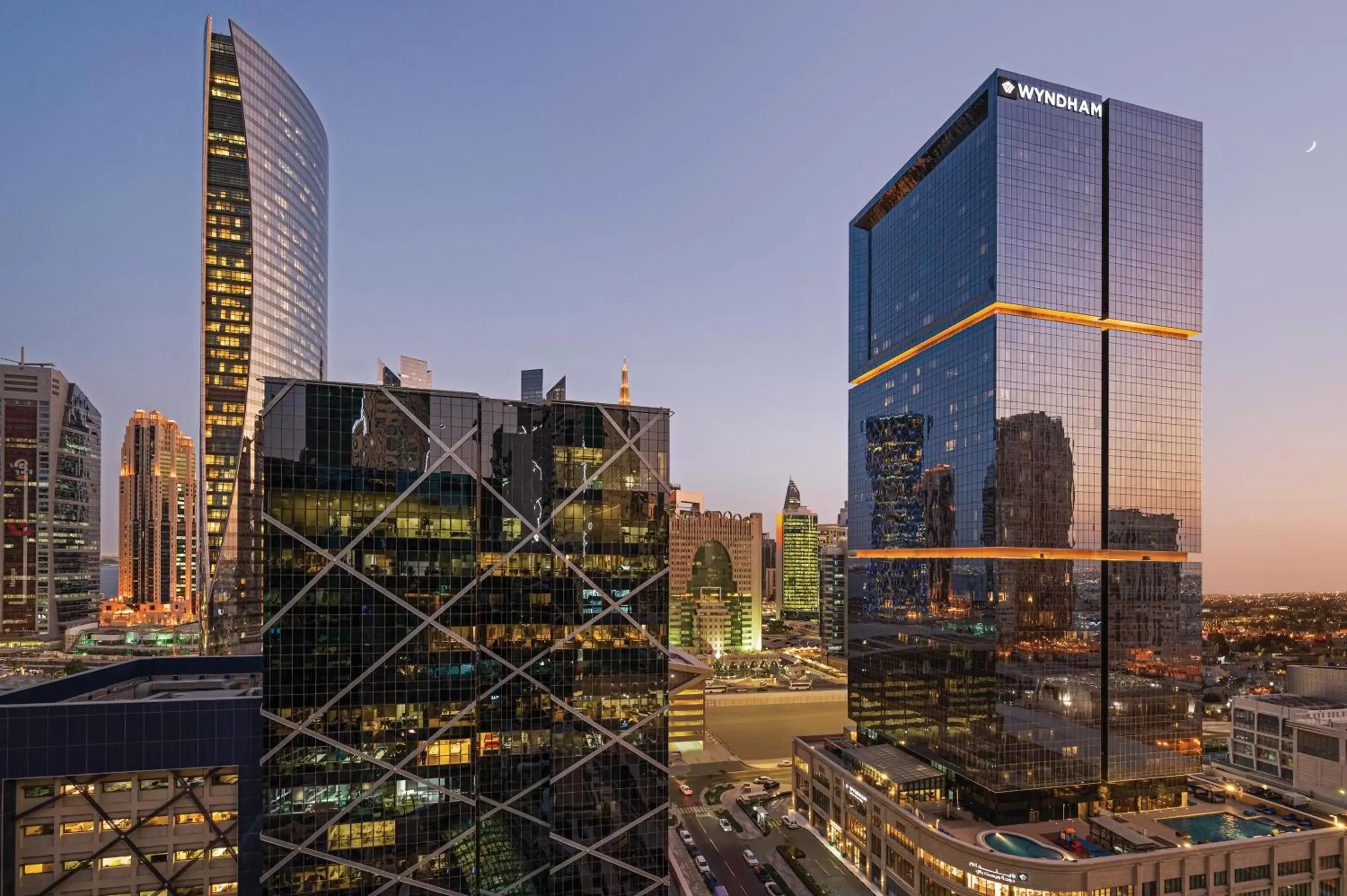 Property building in Wyndham Doha West Bay Property building in Wyndham Doha West Bay