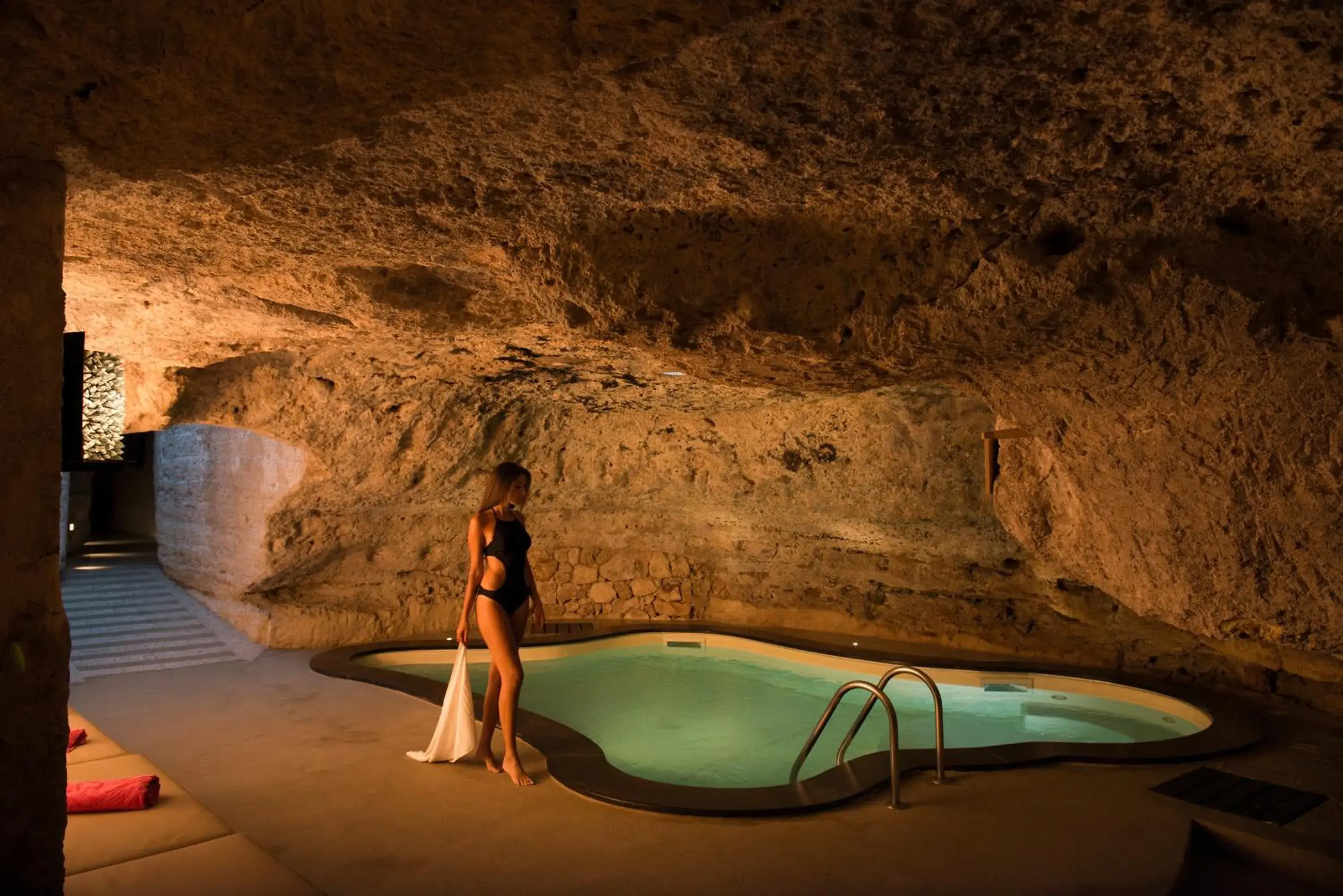 Hot Tub, Swimming Pool in Masseria Torre Coccaro