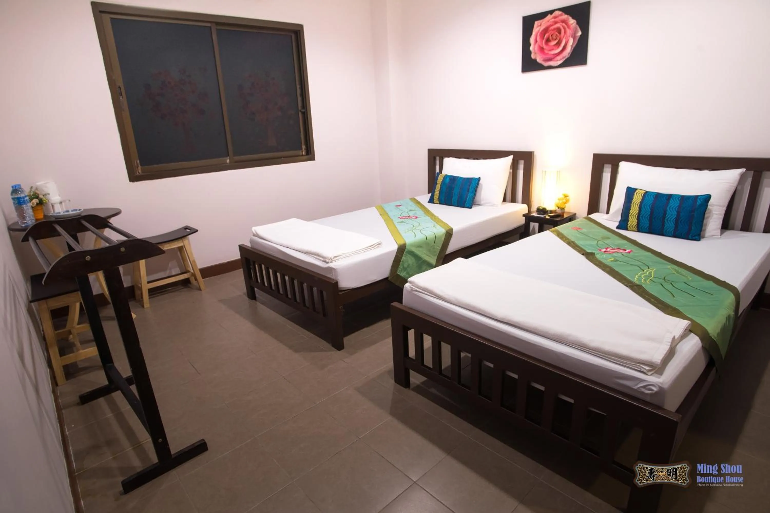 Bed in Ming Shou Boutique House