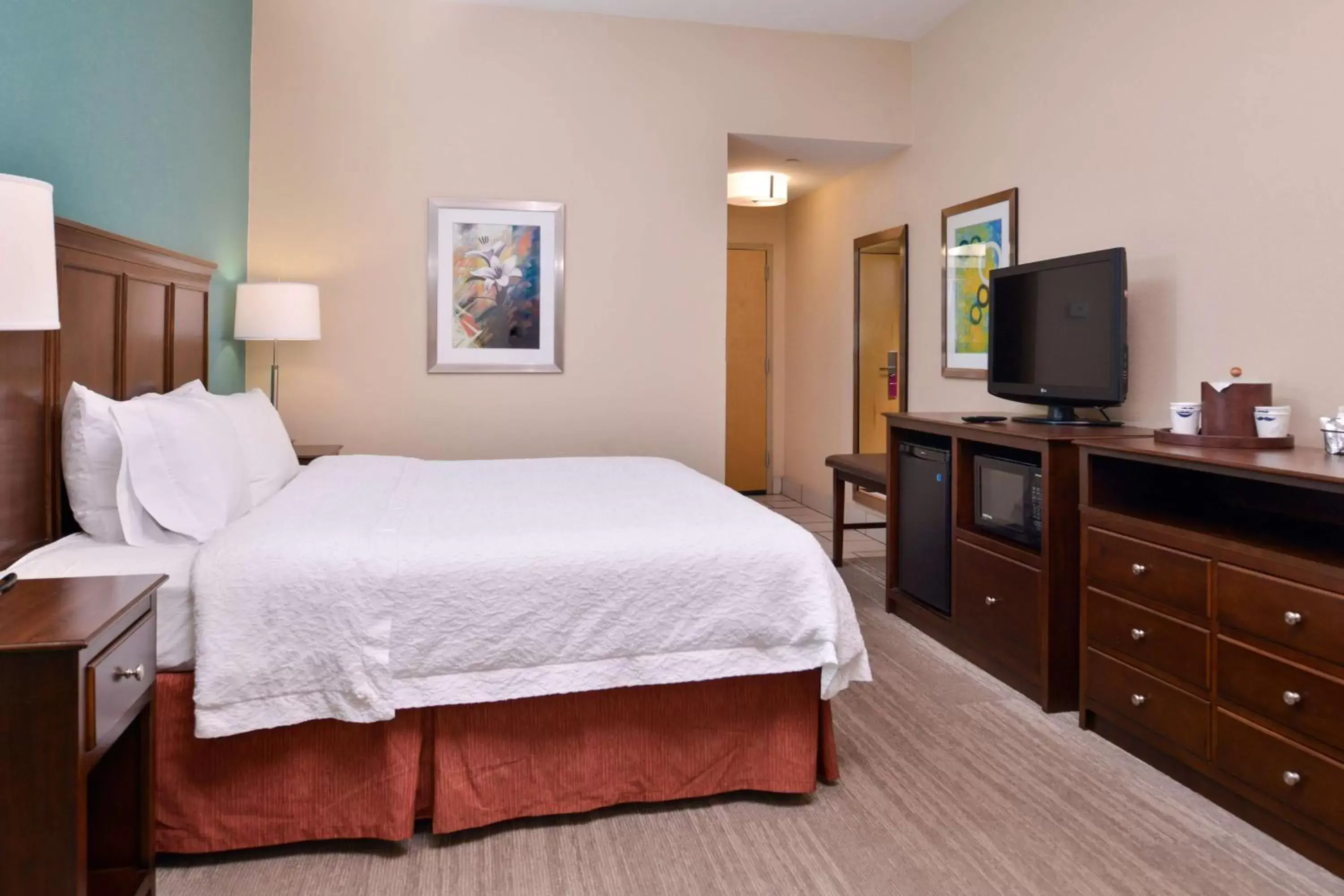 Bedroom, Bed in Hampton Inn by Hilton Decatur