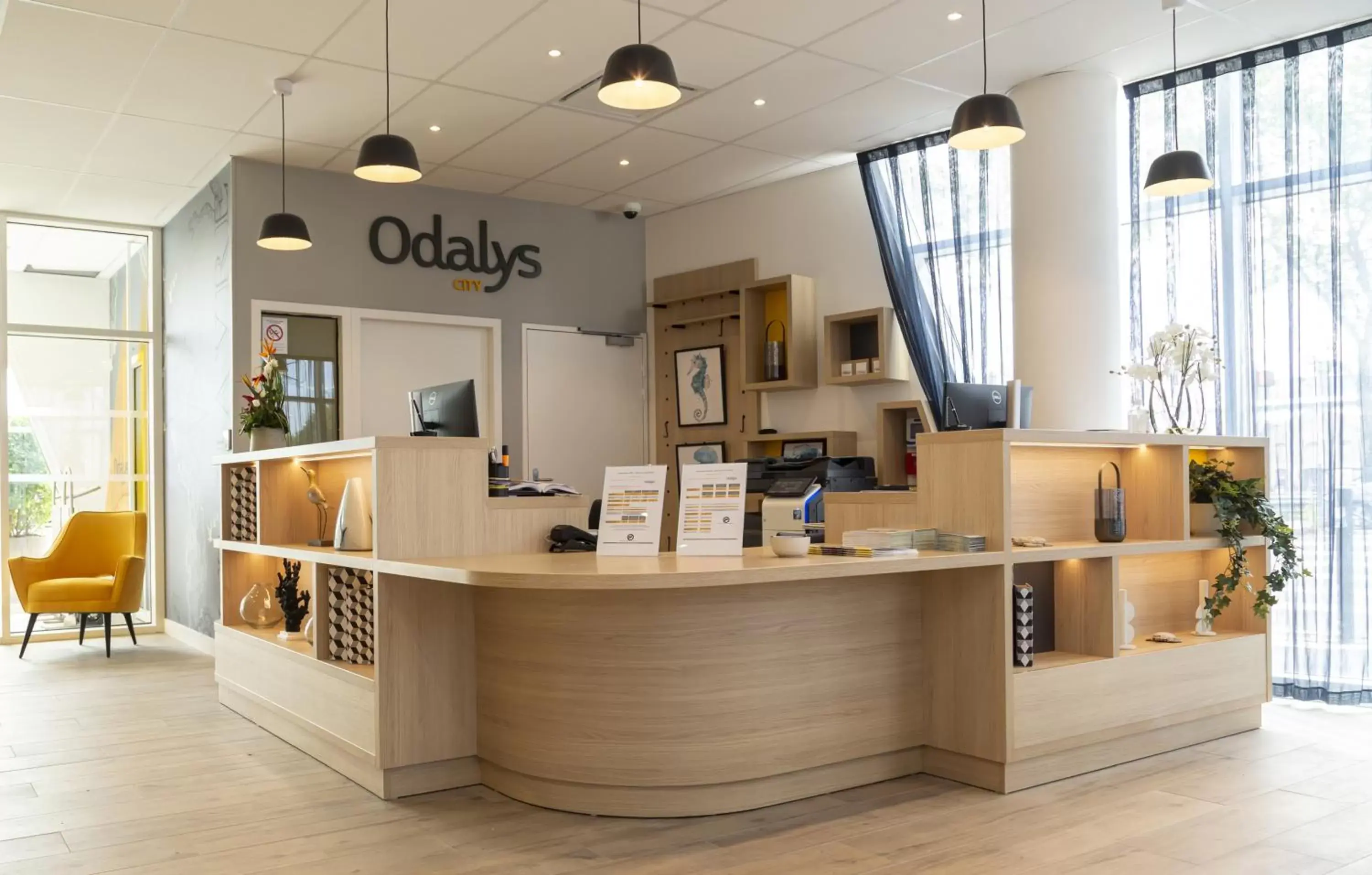 Lobby or reception, Lobby/Reception in Odalys City Le Havre Centre Les Docks