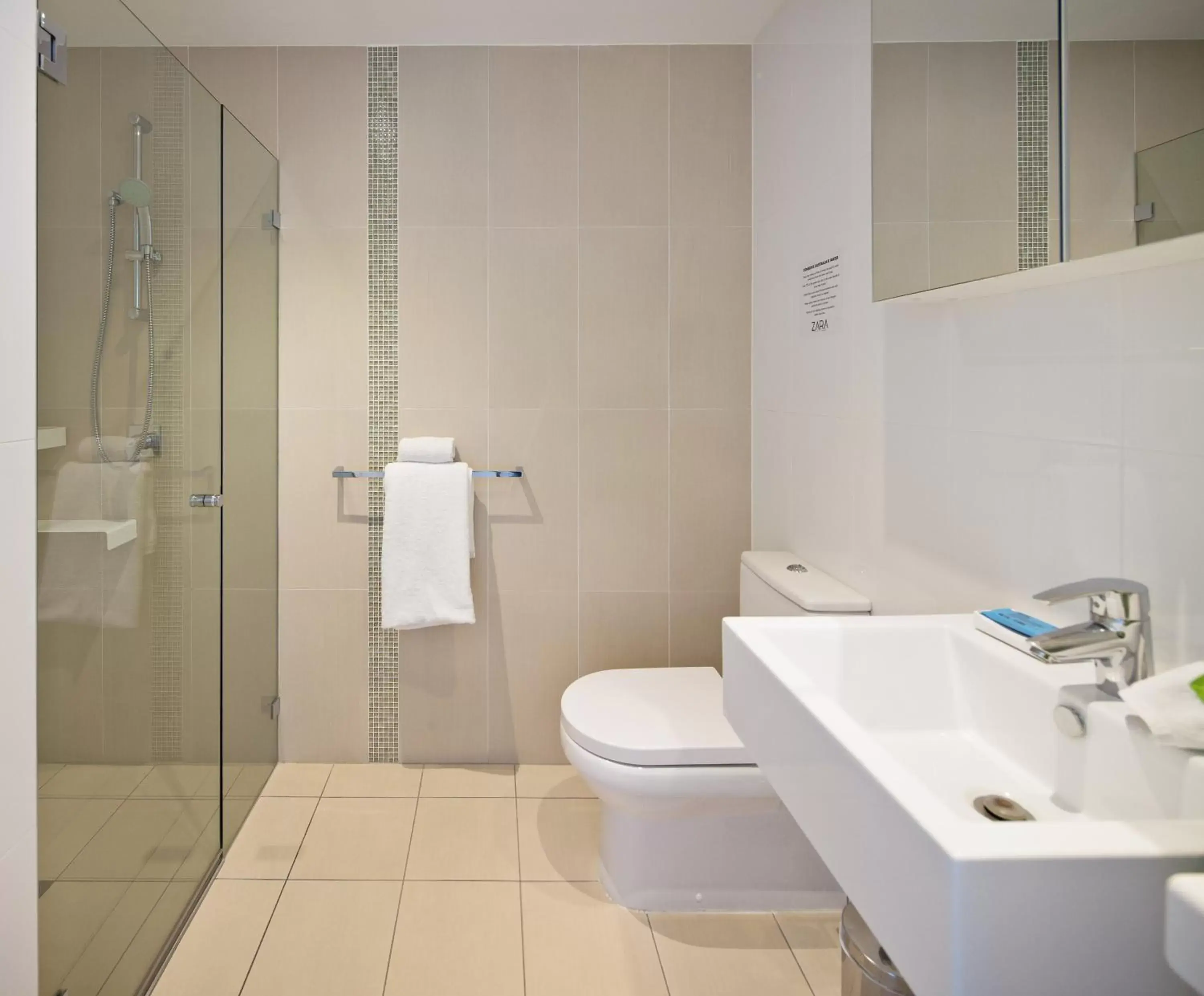 Shower, Bathroom in Zara Tower – Luxury Suites and Apartments