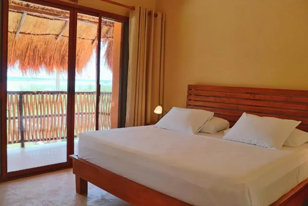 Bed in Hotel Sur Bacalar