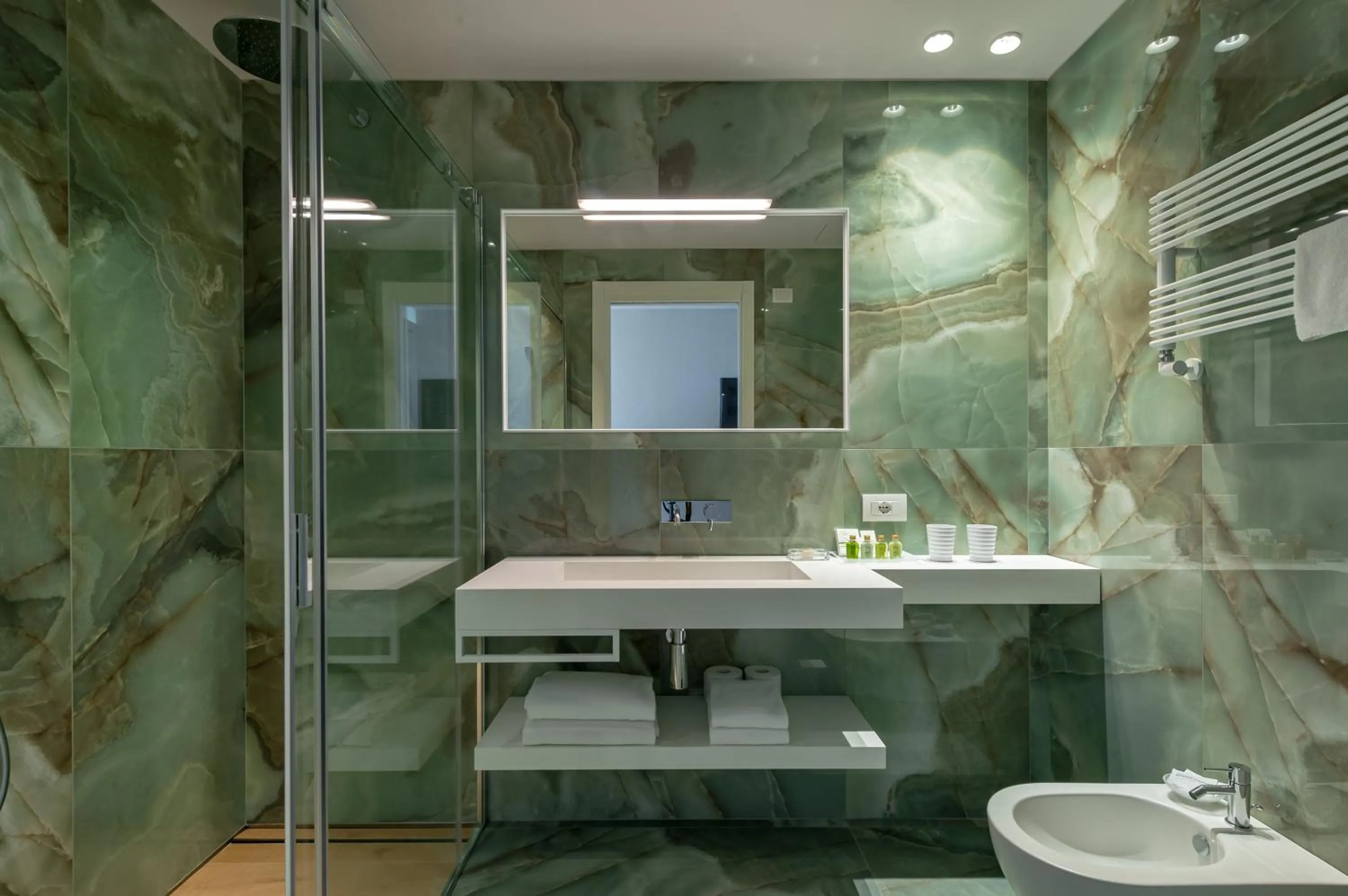 Bathroom in Olivi Hotel & Natural Spa