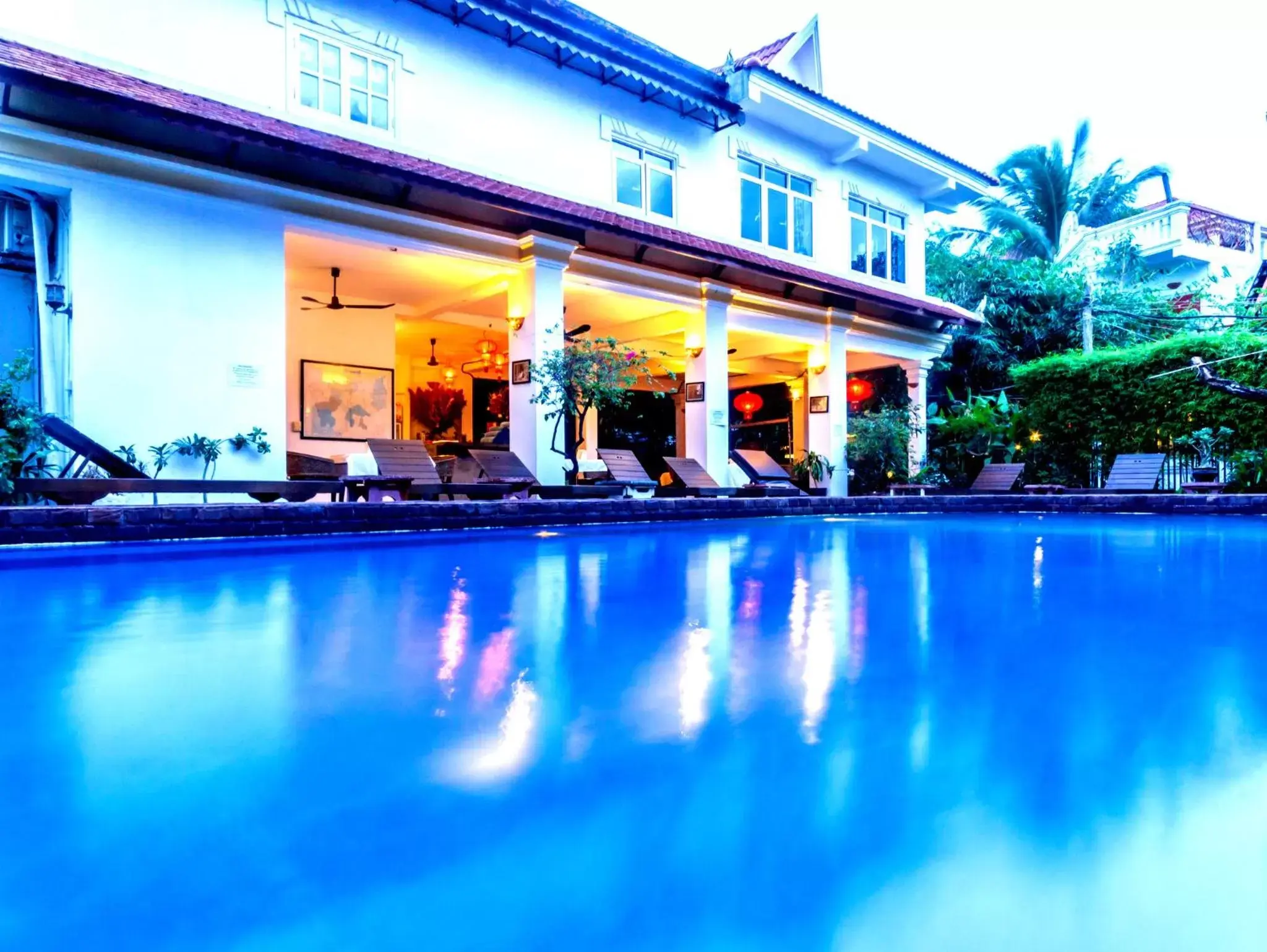 Pool view in Residence Wat Damnak Pool view in Residence Wat Damnak