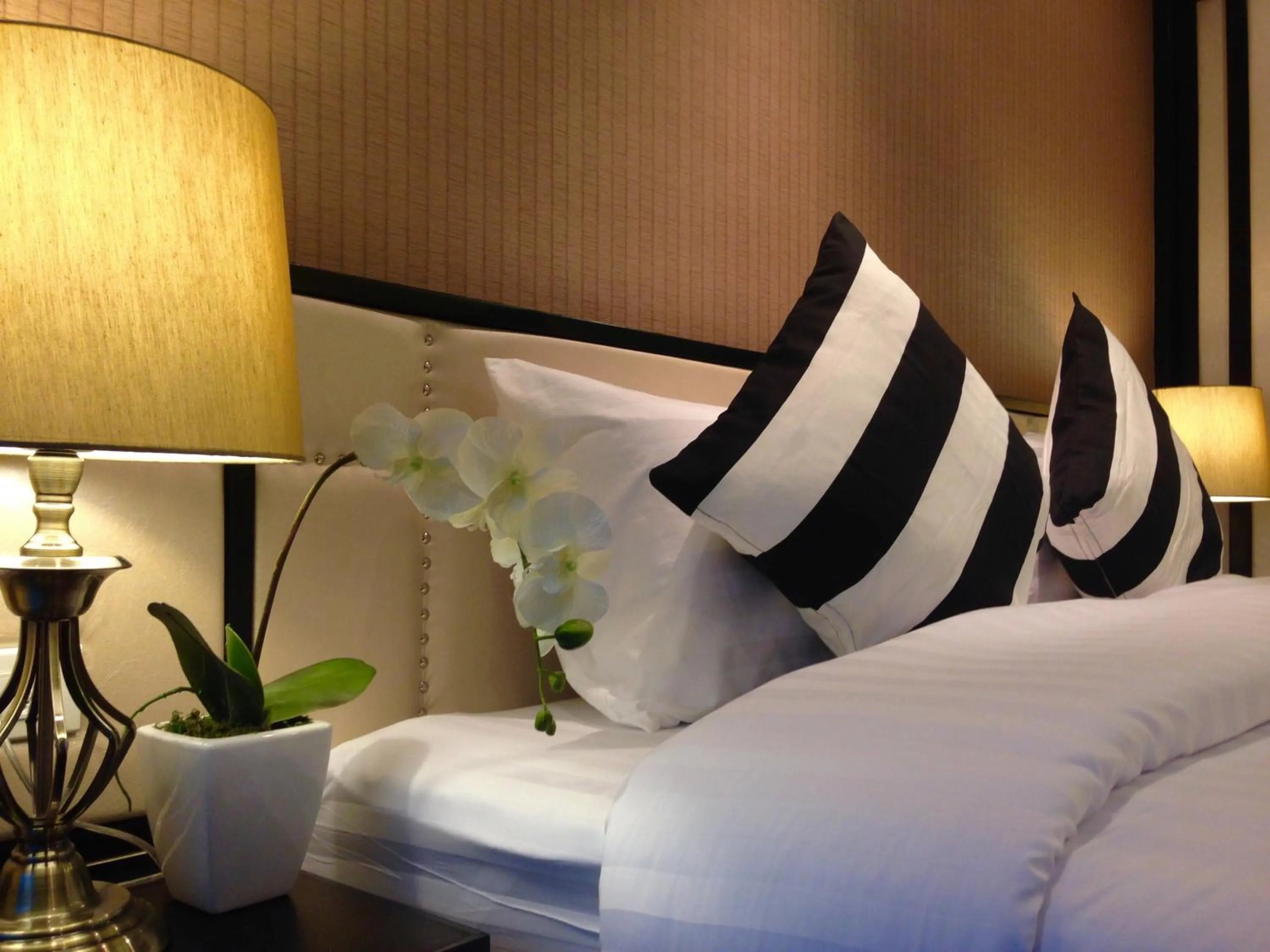 Decorative detail, Bed in The Title KR Beach Condotel Rawai Beach