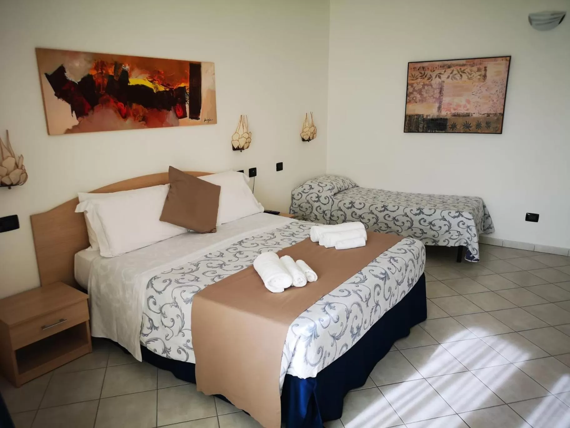 Bed in Hotel Profumo Di Mare