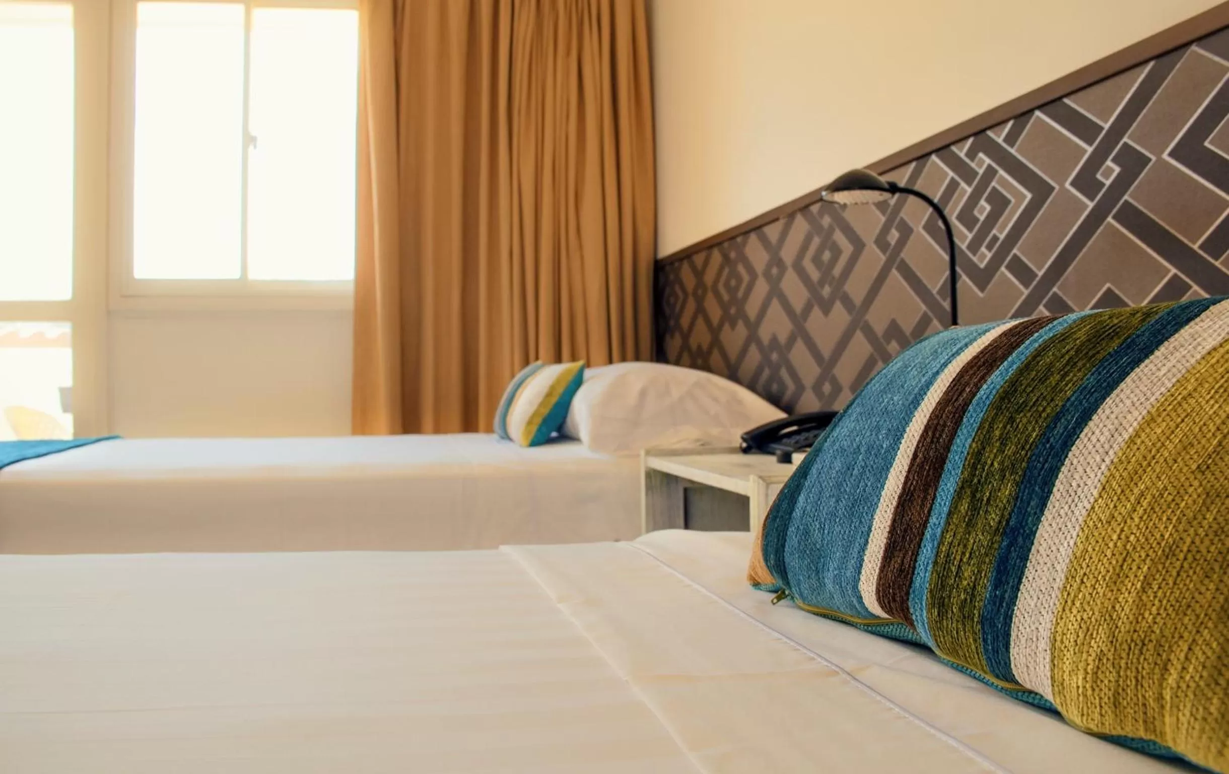 Decorative detail, Bed in Hotel Gimaura