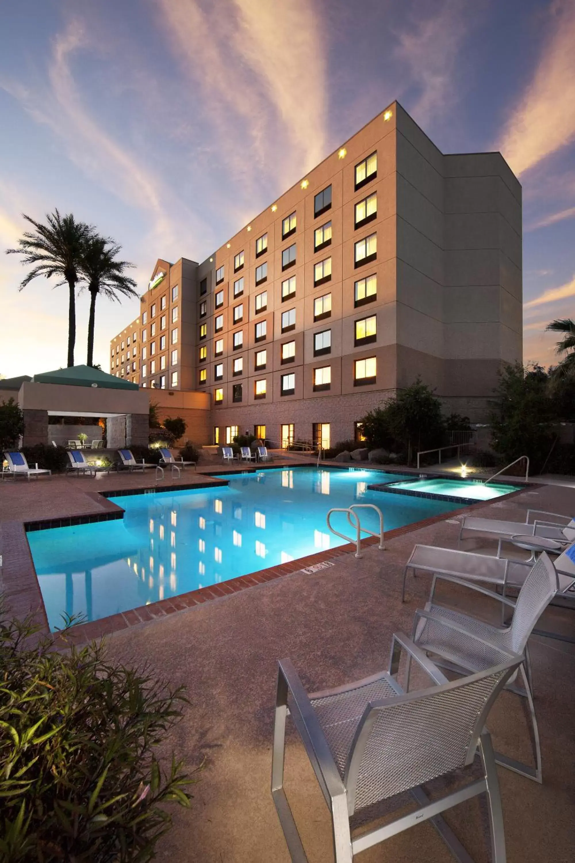 Property building, Swimming Pool in Radisson Hotel Phoenix Airport