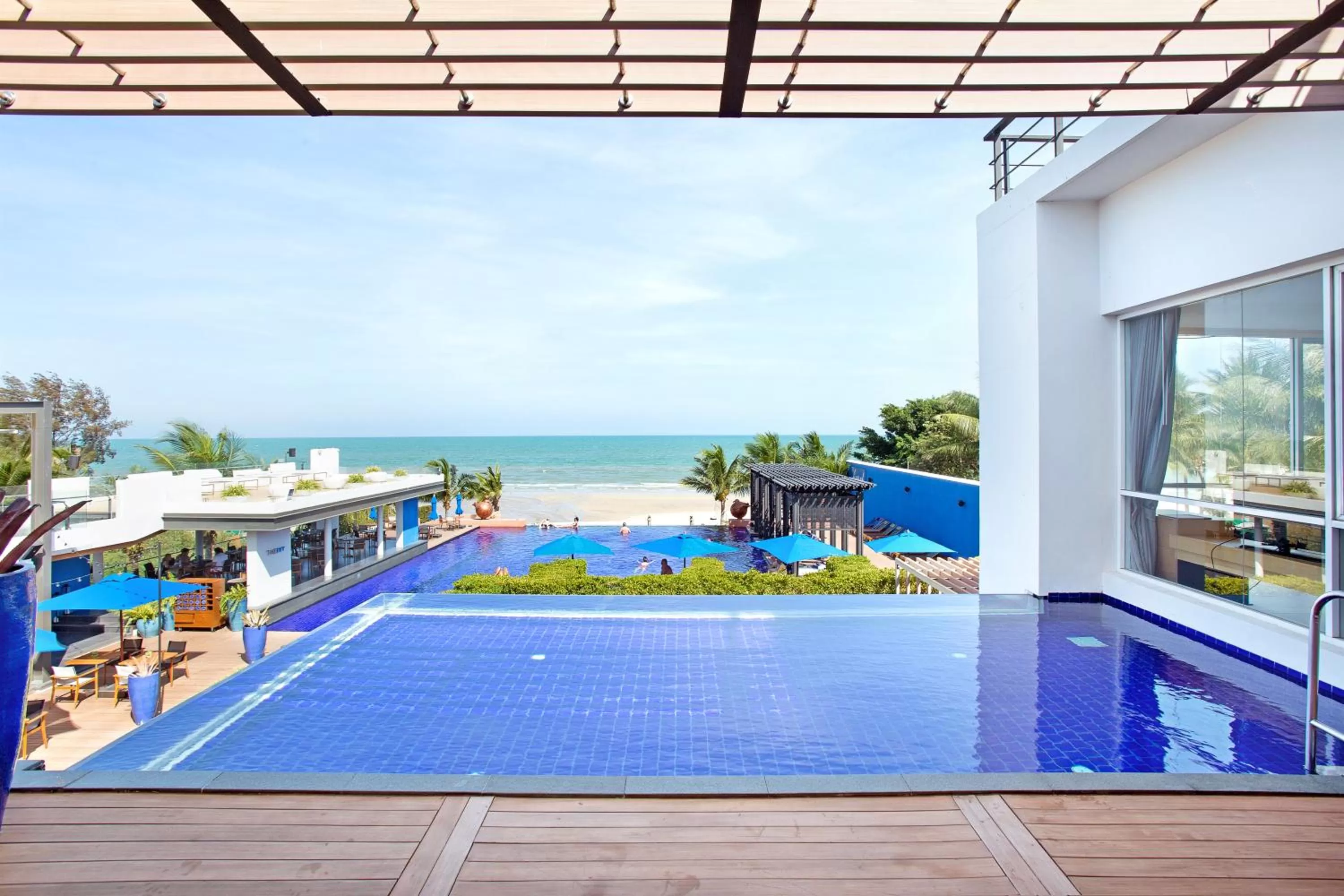 Pool view in Ace of Hua Hin Resort - SHA PLUS